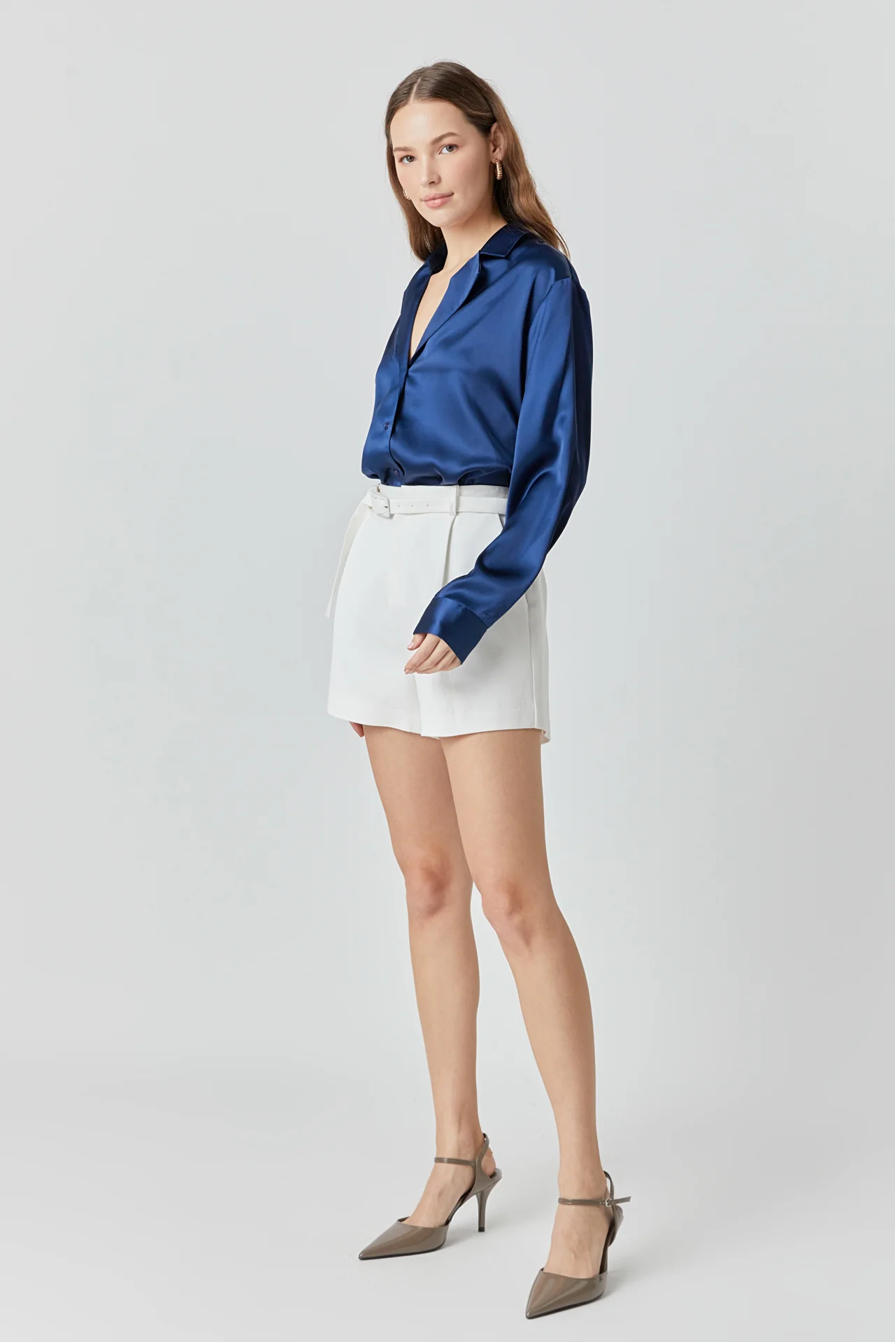 Classic Satin Over Shirt