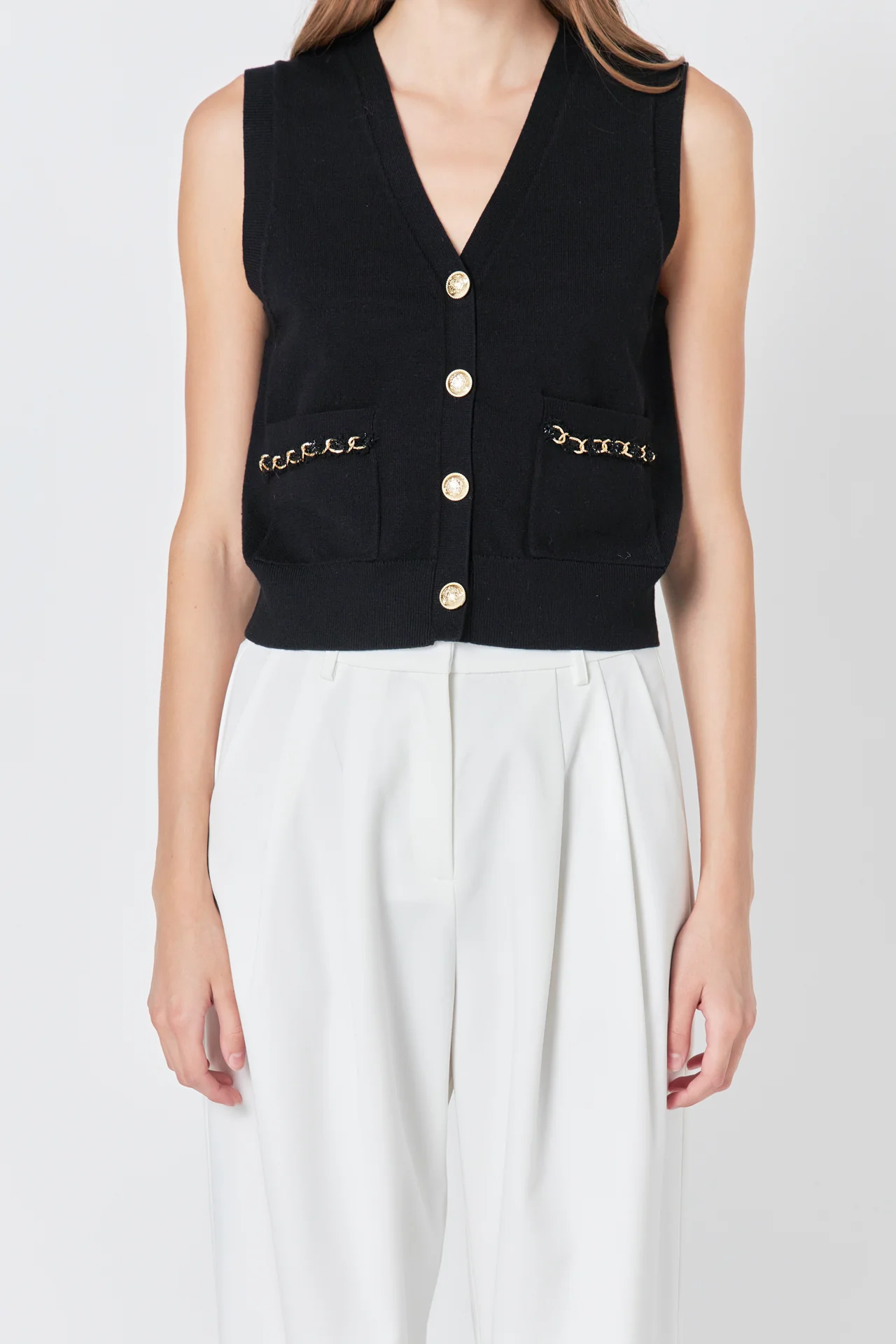 Chain Detail Vest