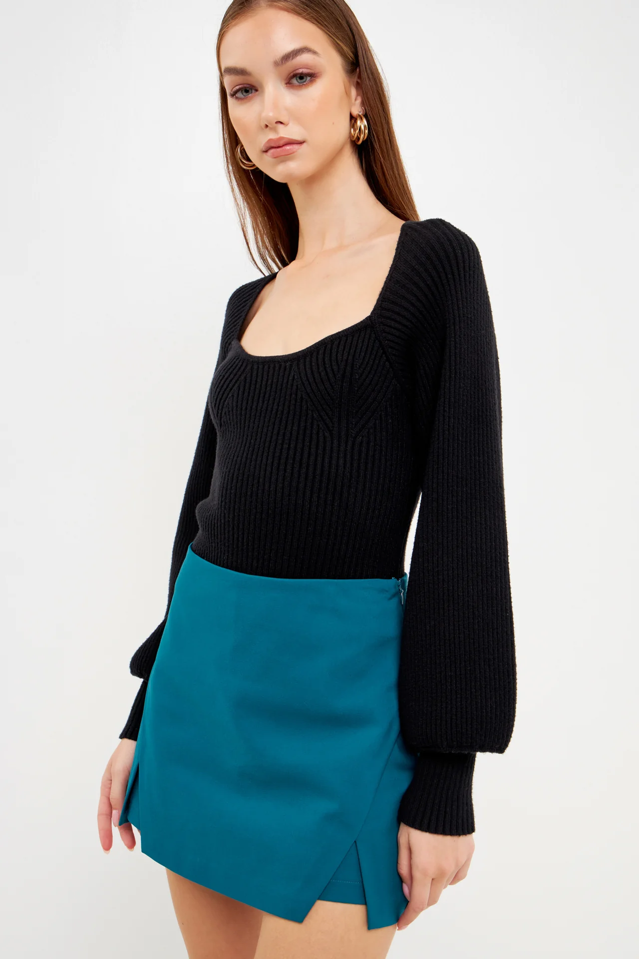 High-Waisted Skort