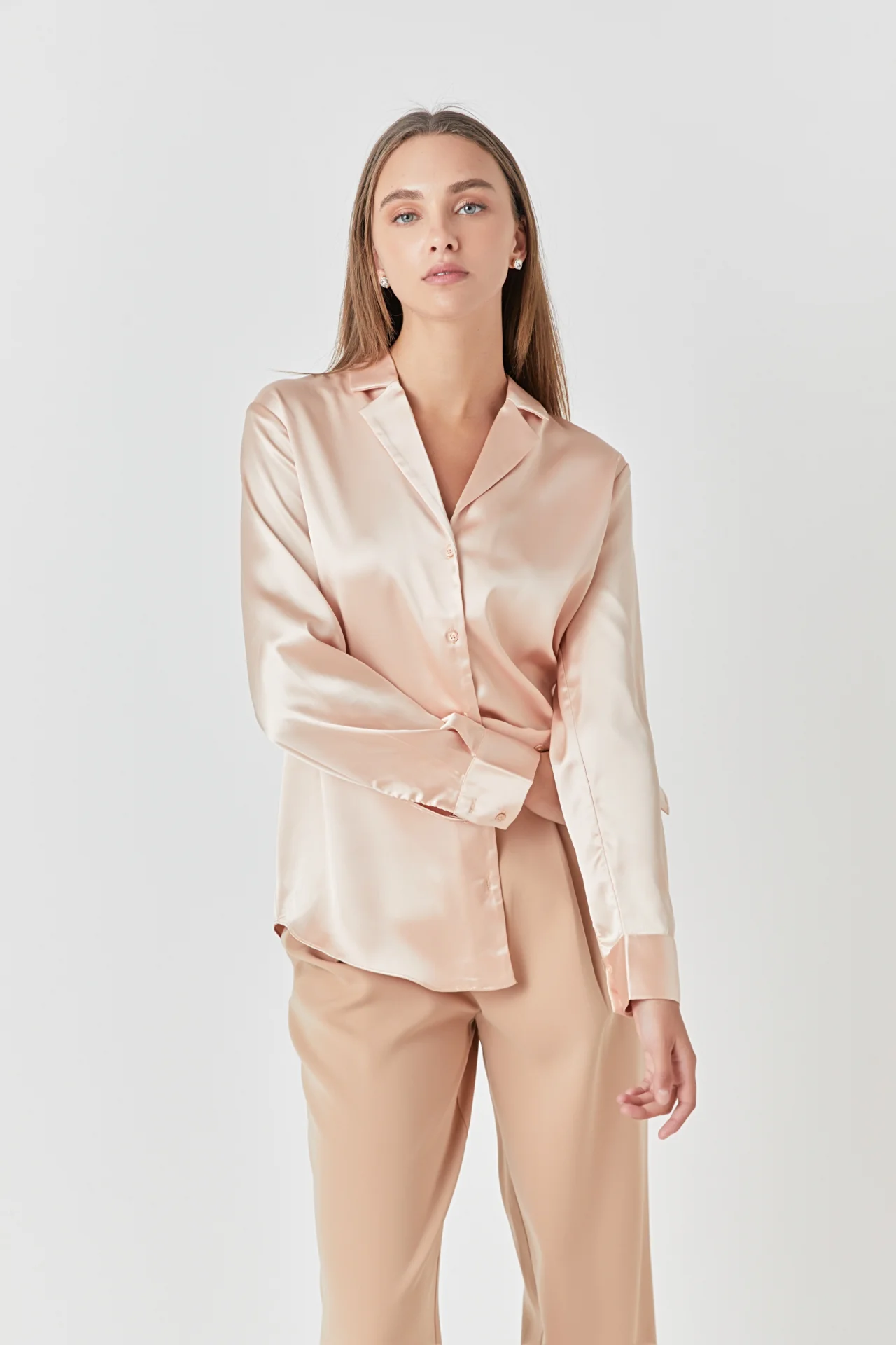 Classic Satin Over Shirt