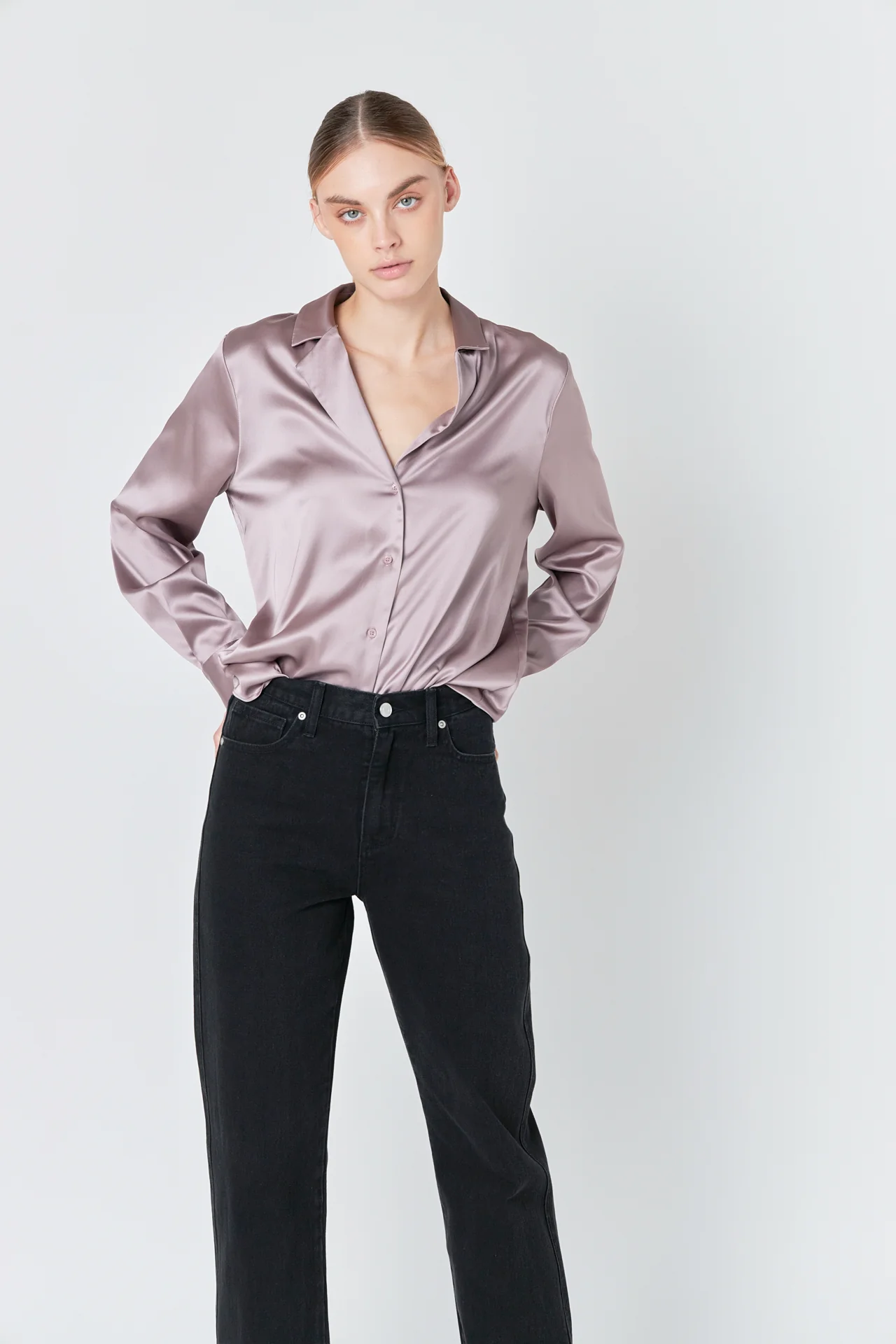 Classic Satin Over Shirt