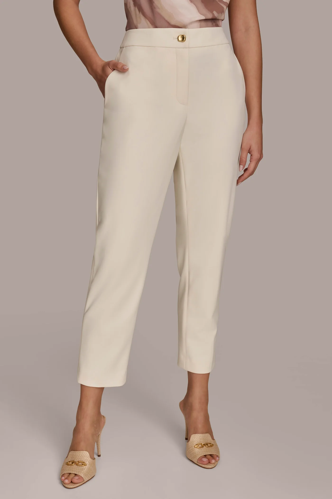 SLIM LEG ANKLE LENGTH PANT