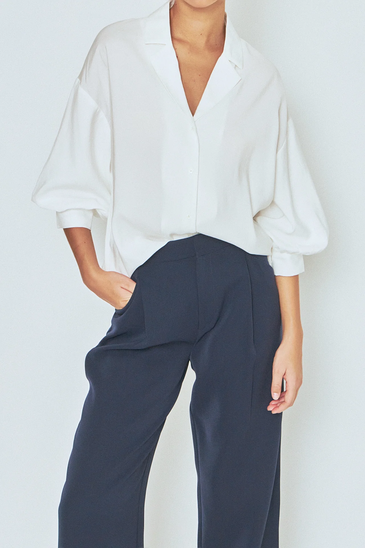 Button-Up Collared Shirt