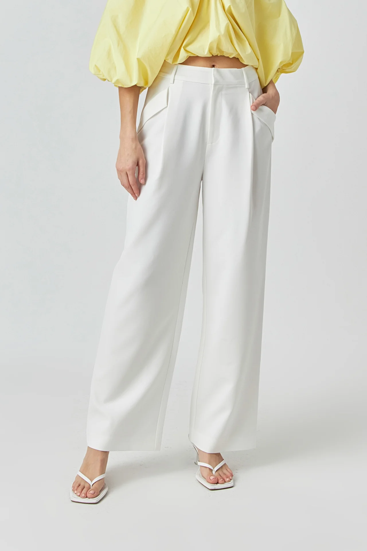 Low Rise Pocket Trousers