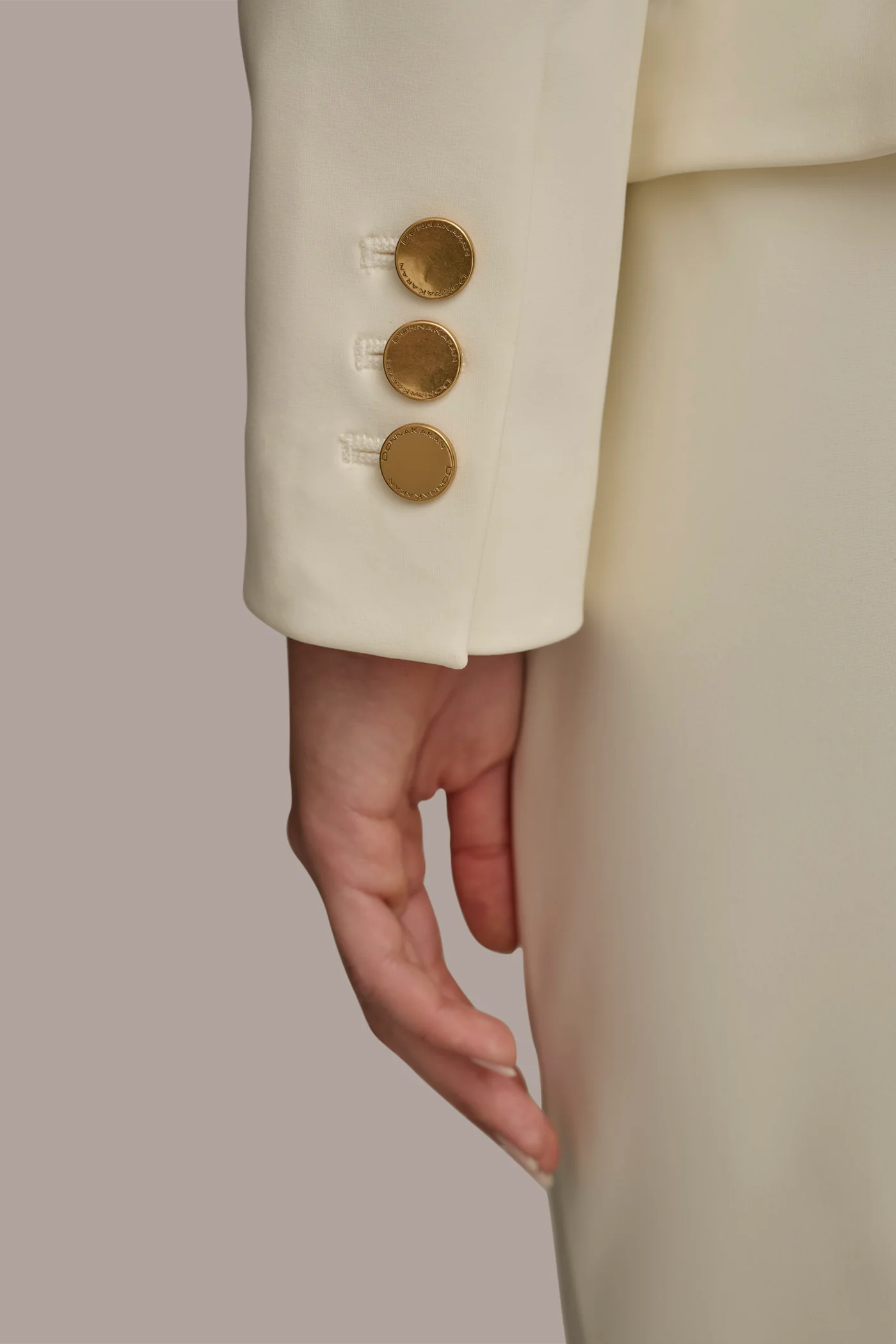WRAP JACKET WITH BAR CLOSURE