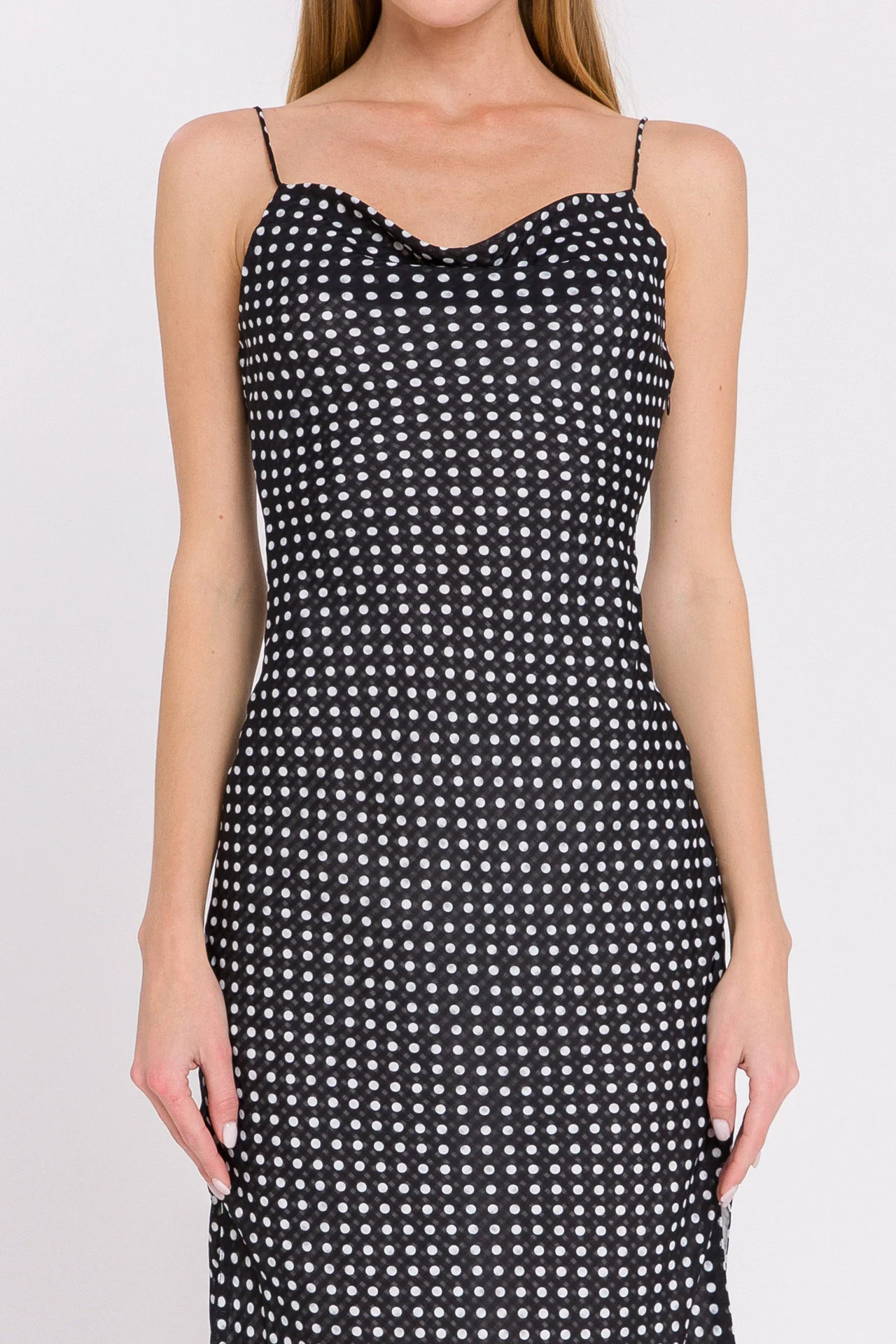 Polka Dot Fitted Dress