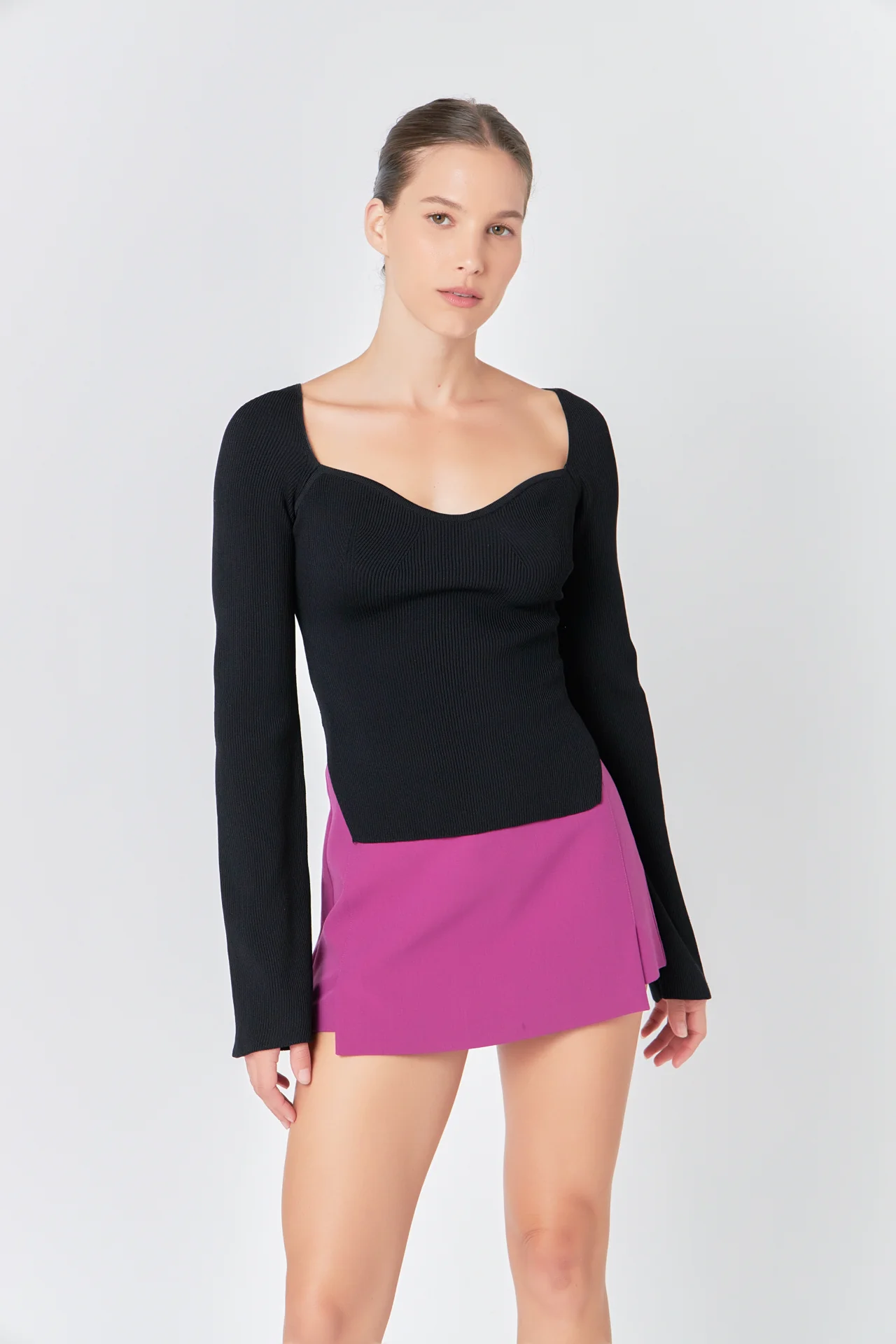 High-Waisted Skort