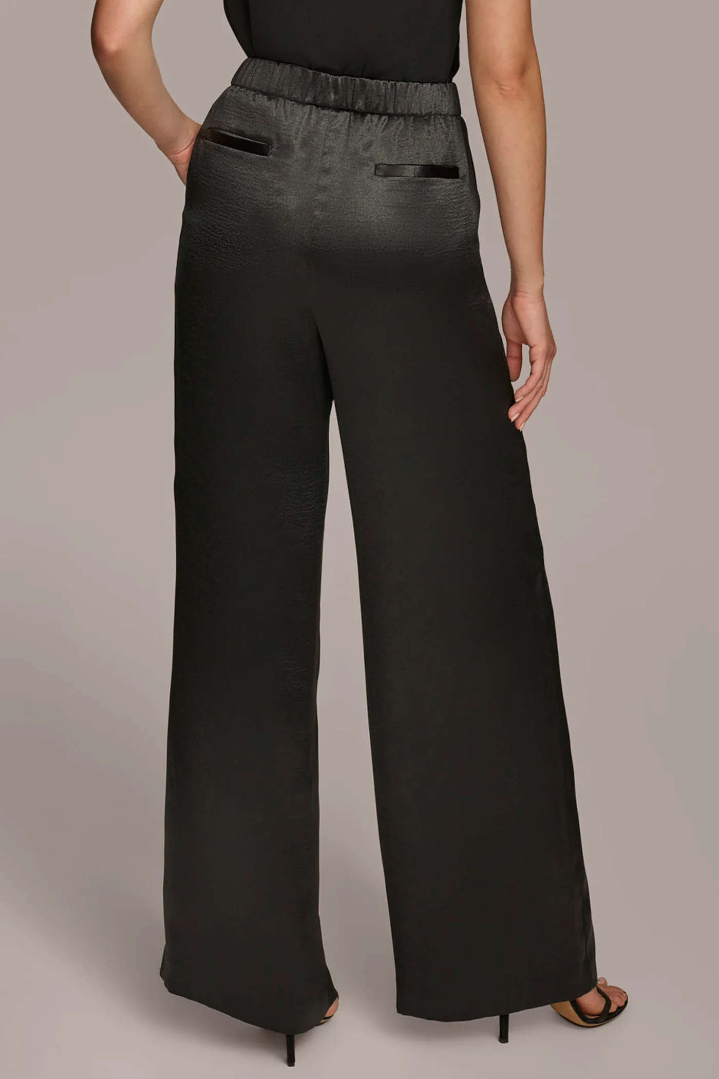 PULL-ON WIDE LEG TROUSER