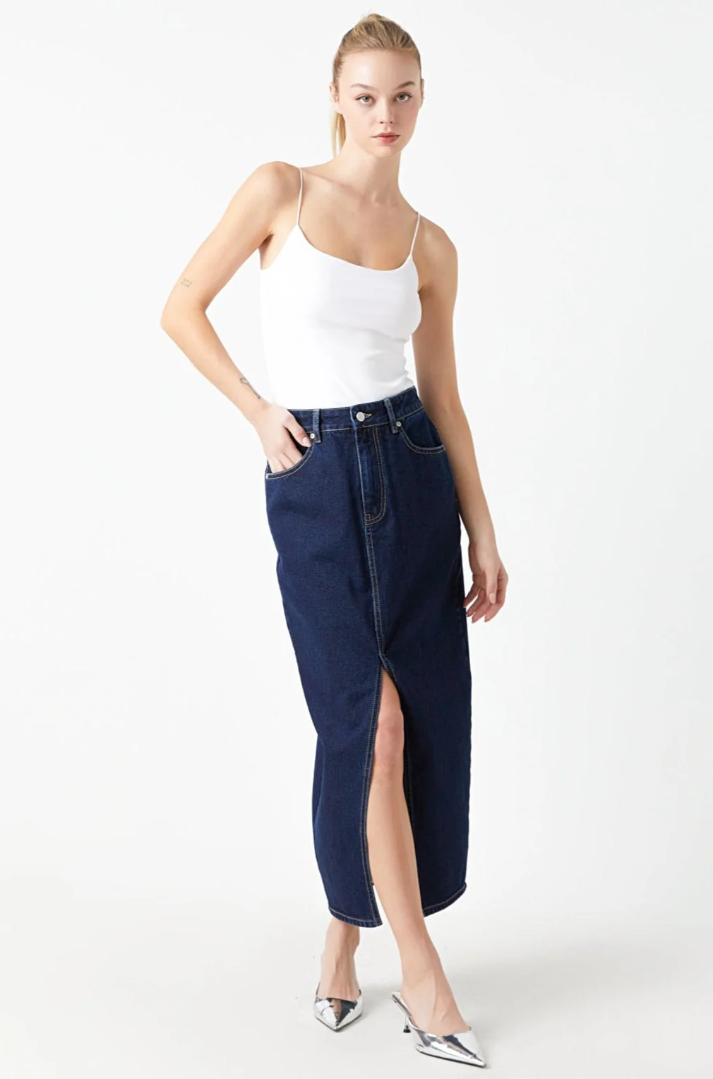 Sleeveless Jersey Top