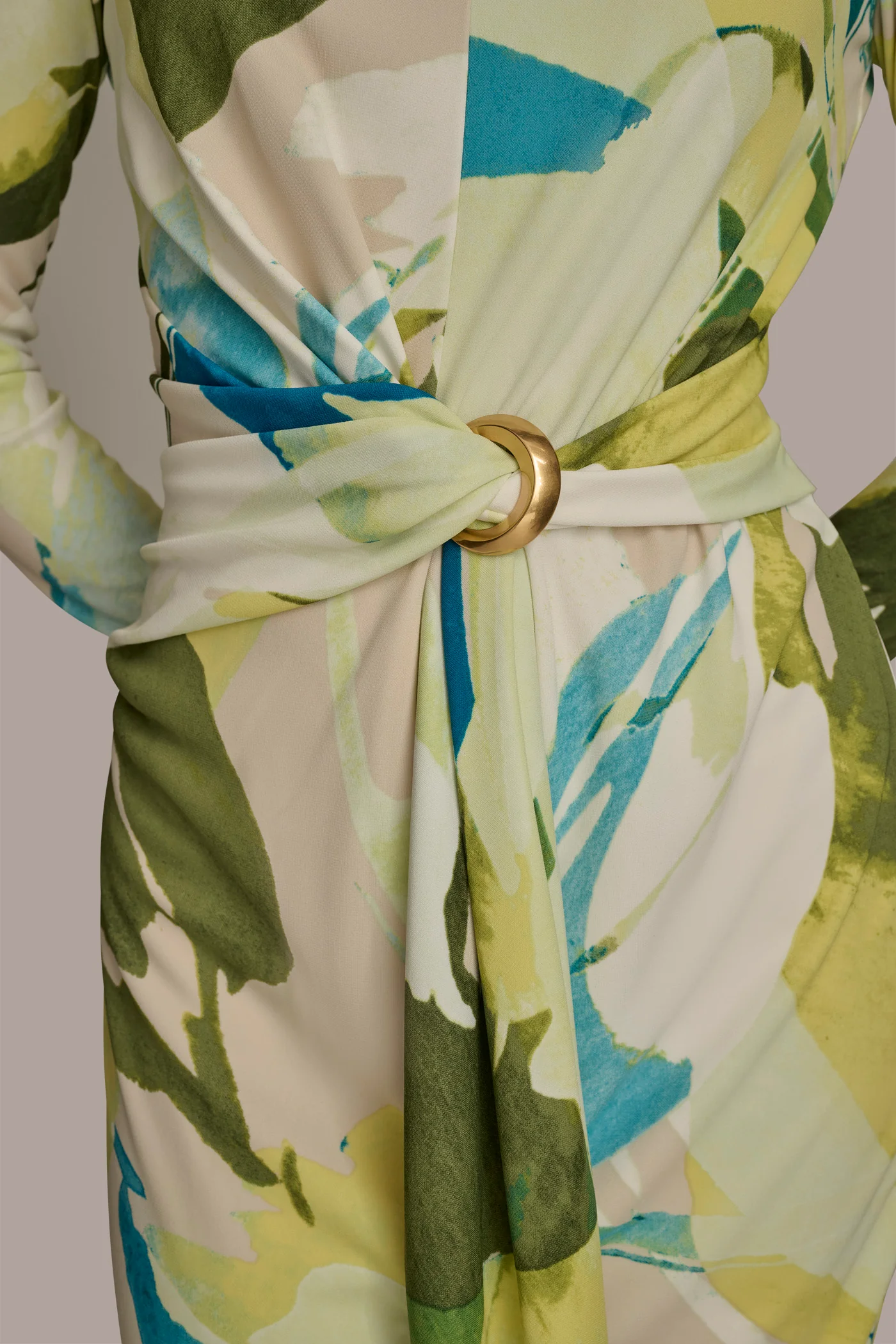 PRINTED JERSEY DRESS