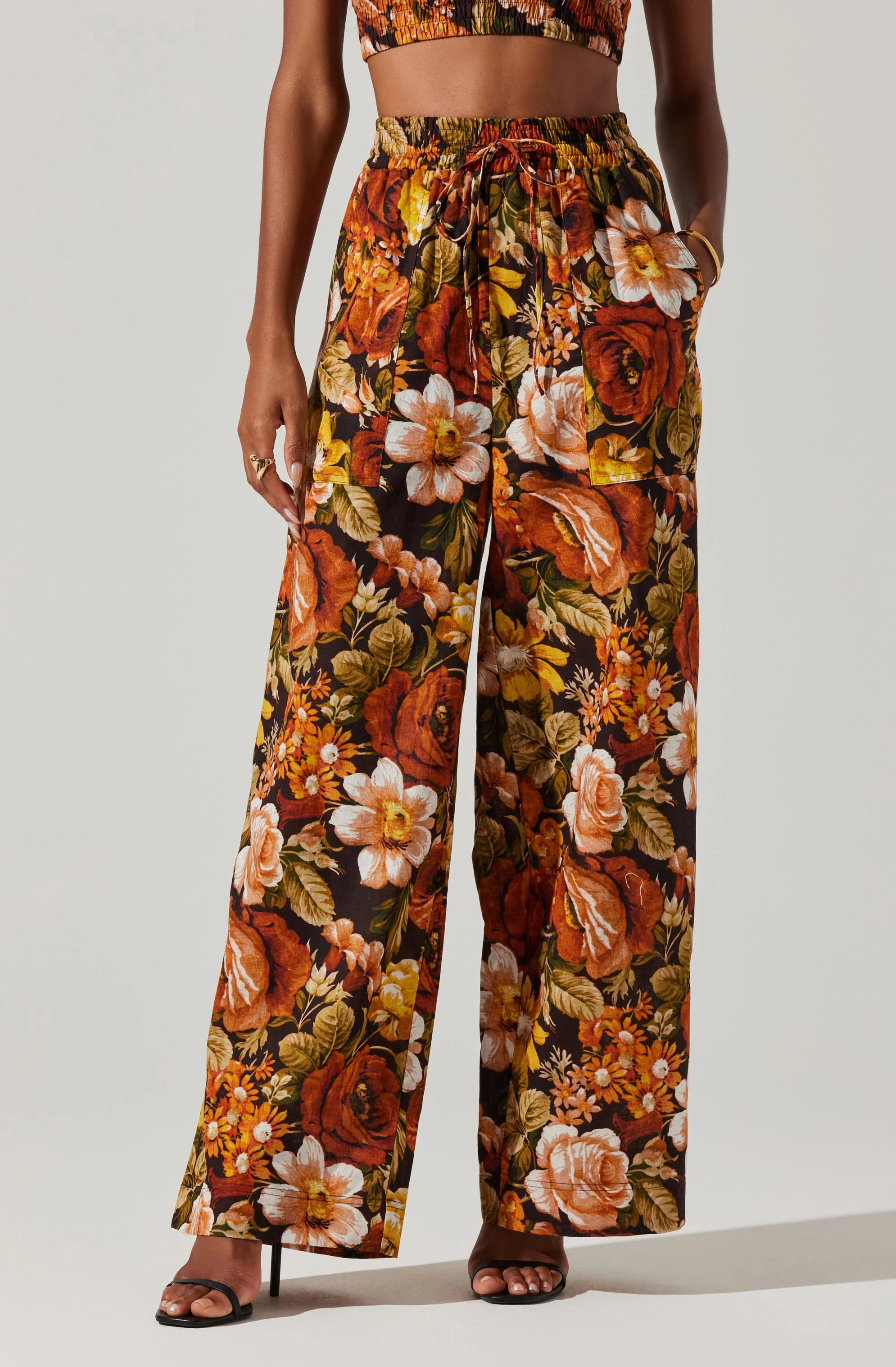 Femi Floral Wide Leg Pants