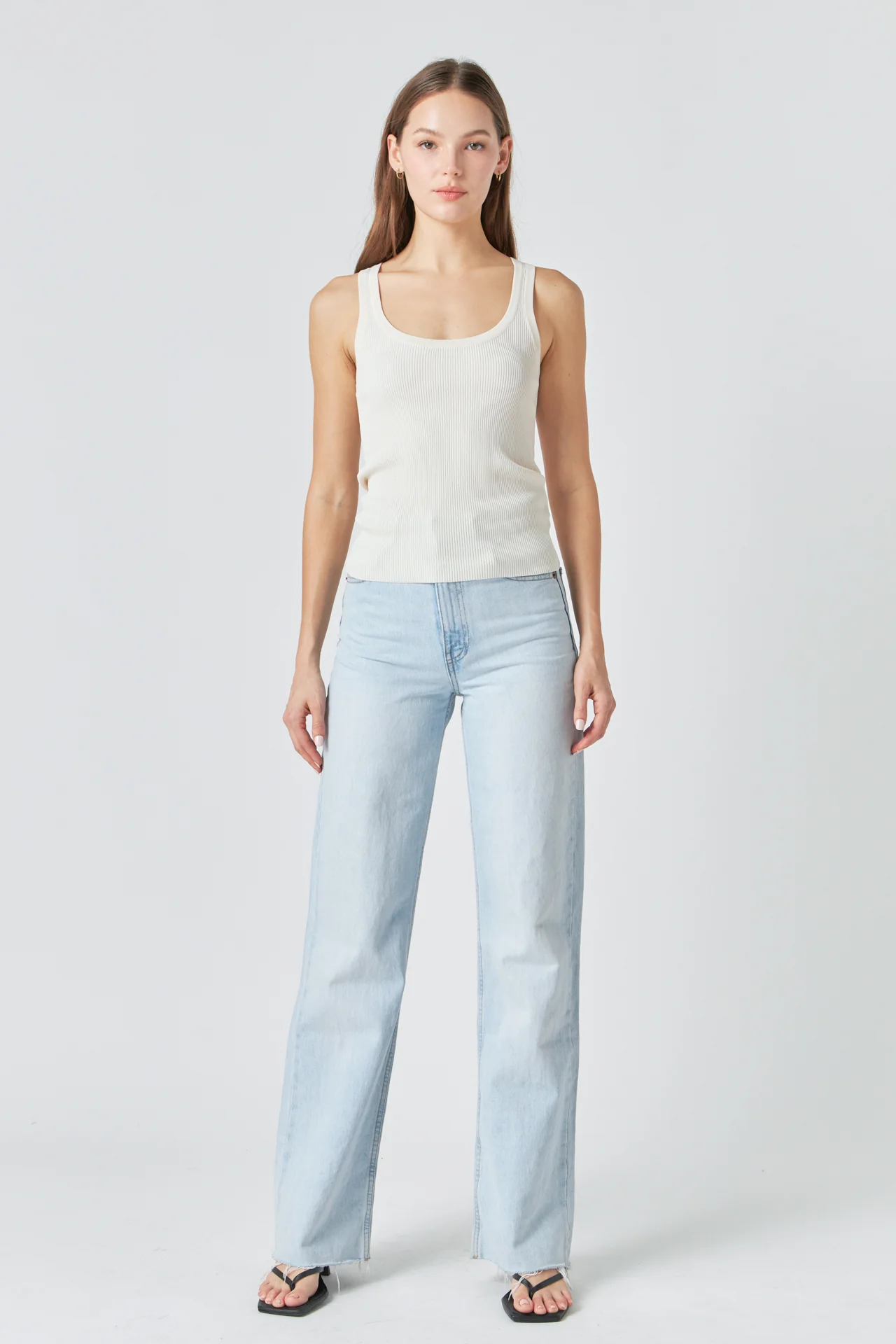Basic Ribbed Tank Top