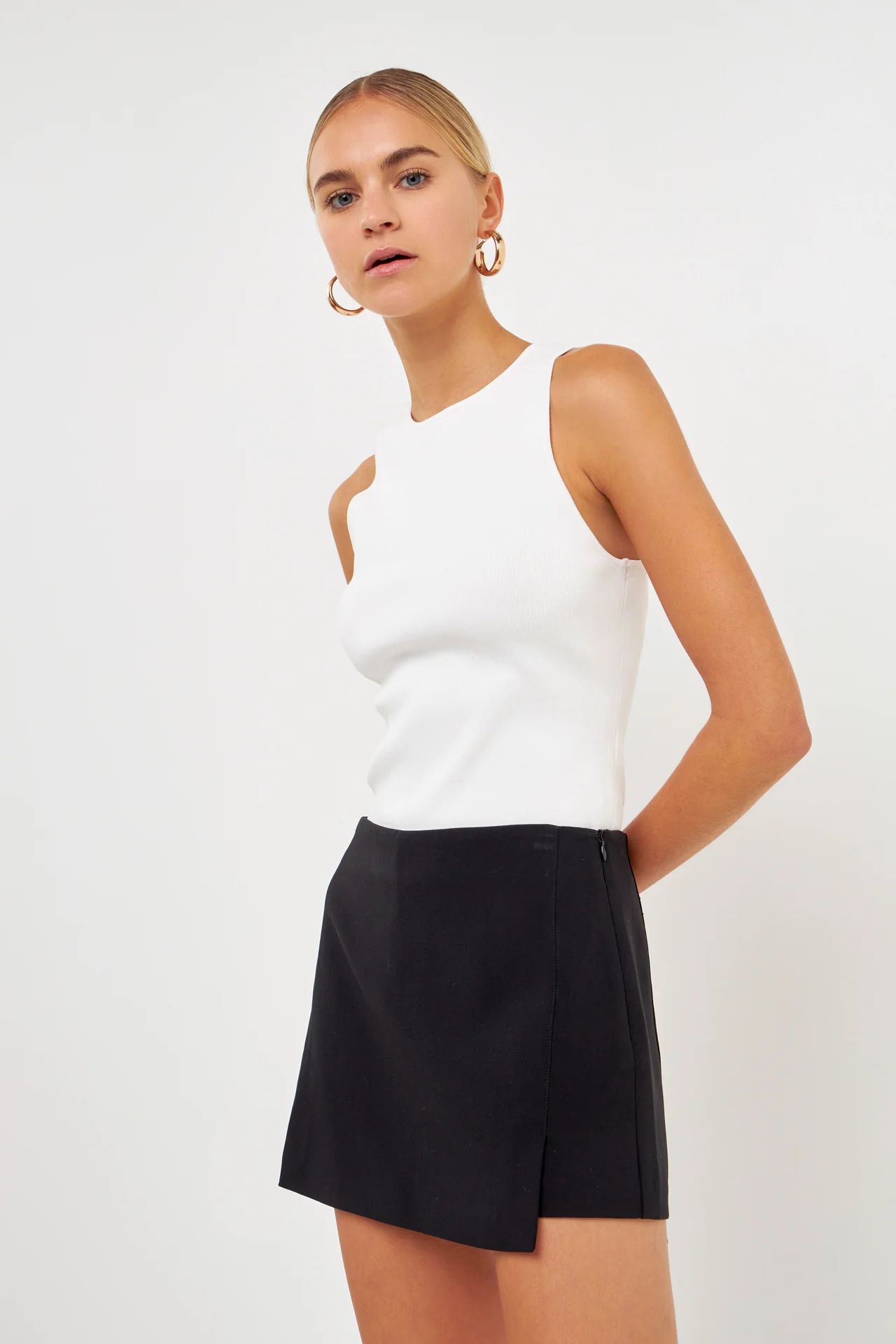 High-Waisted Skort