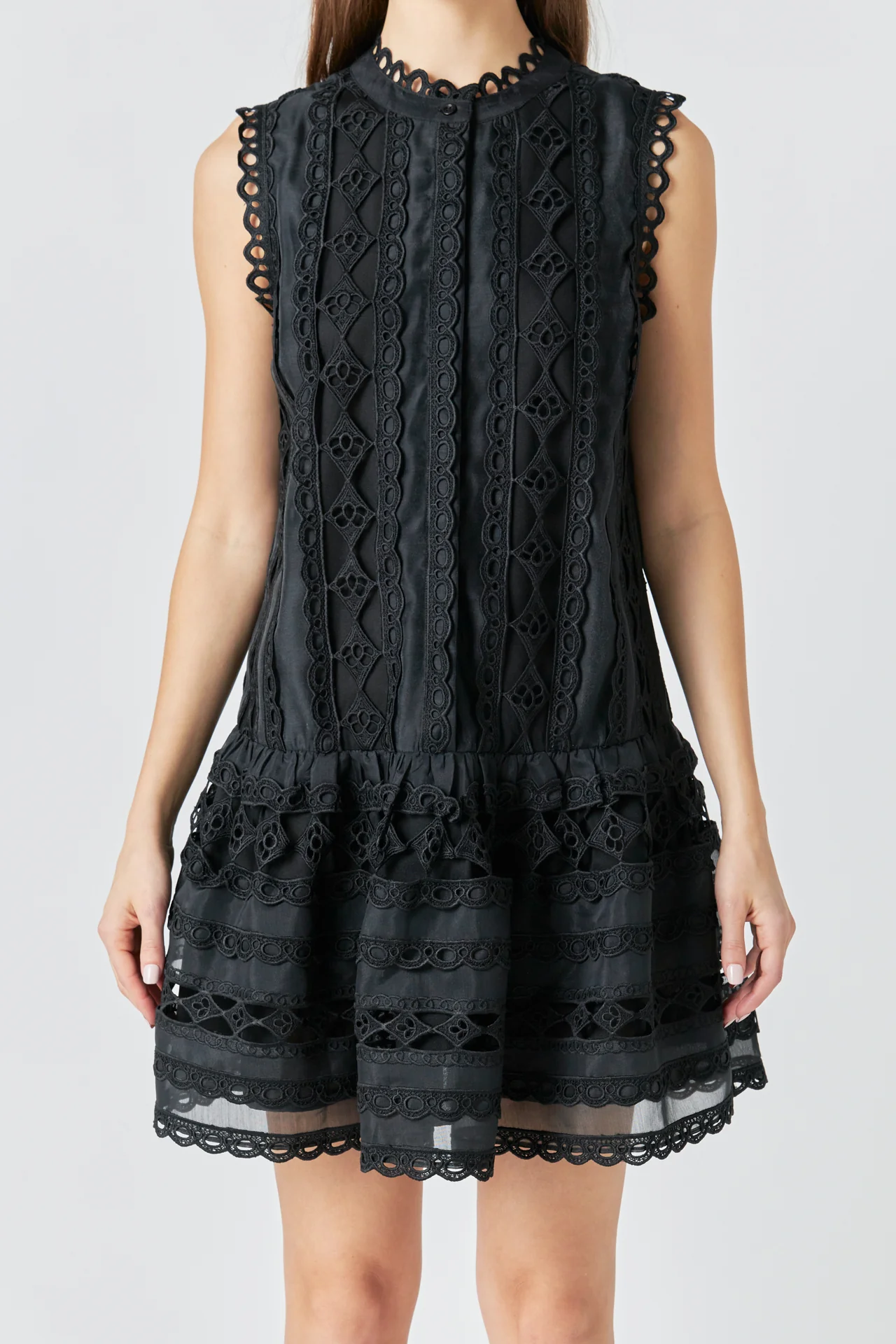 Crochet Mini Dress
