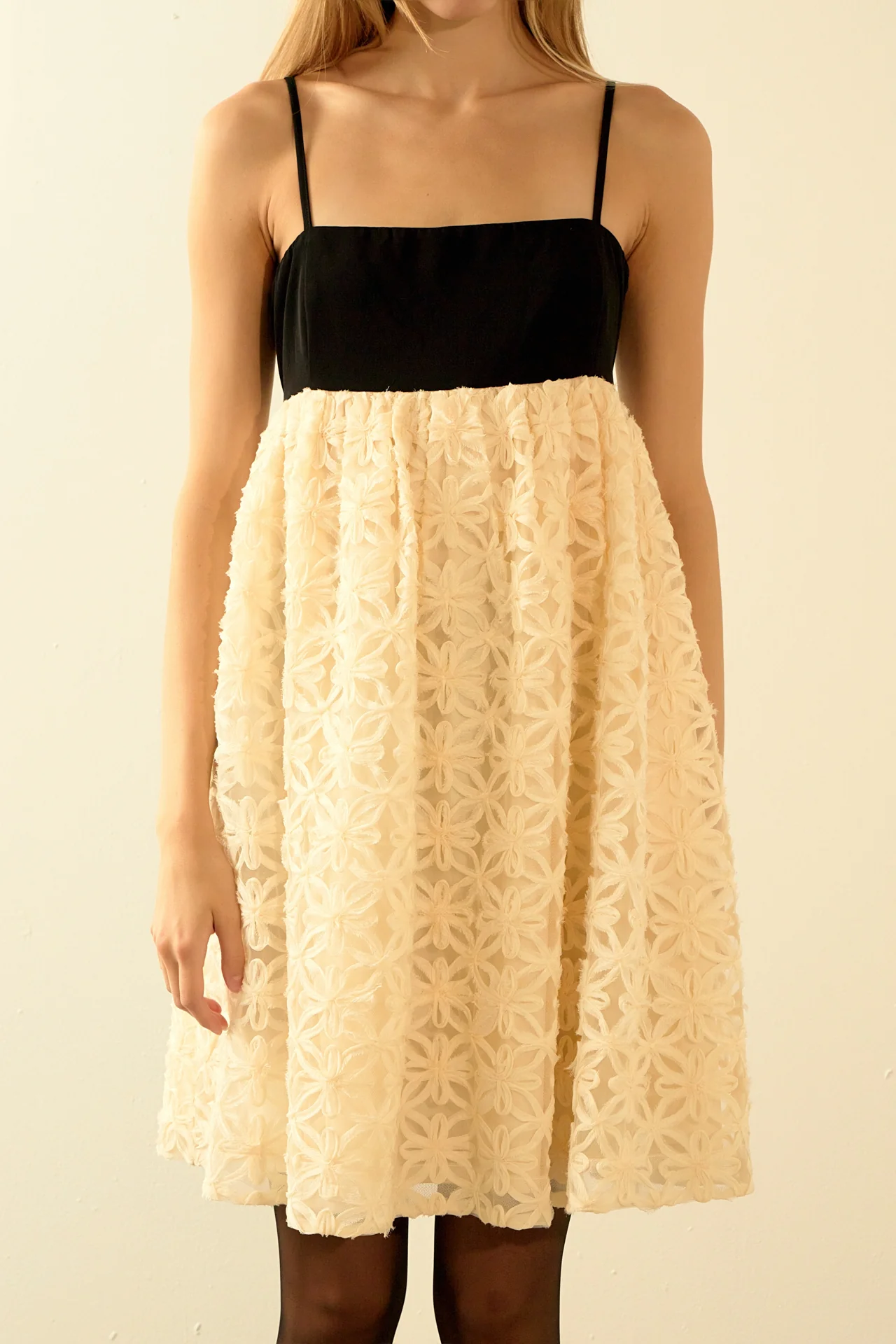 Floral Lace Mini Dress