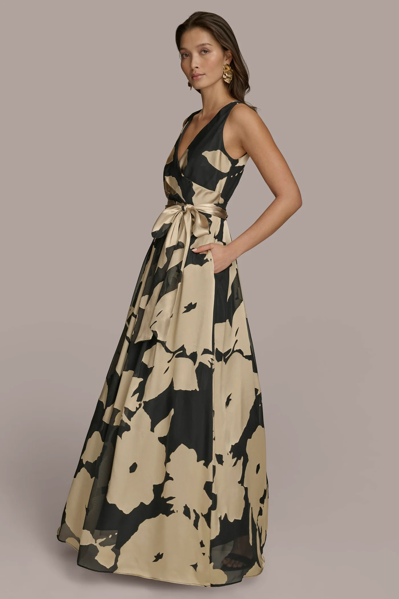 FLORAL BALL GOWN