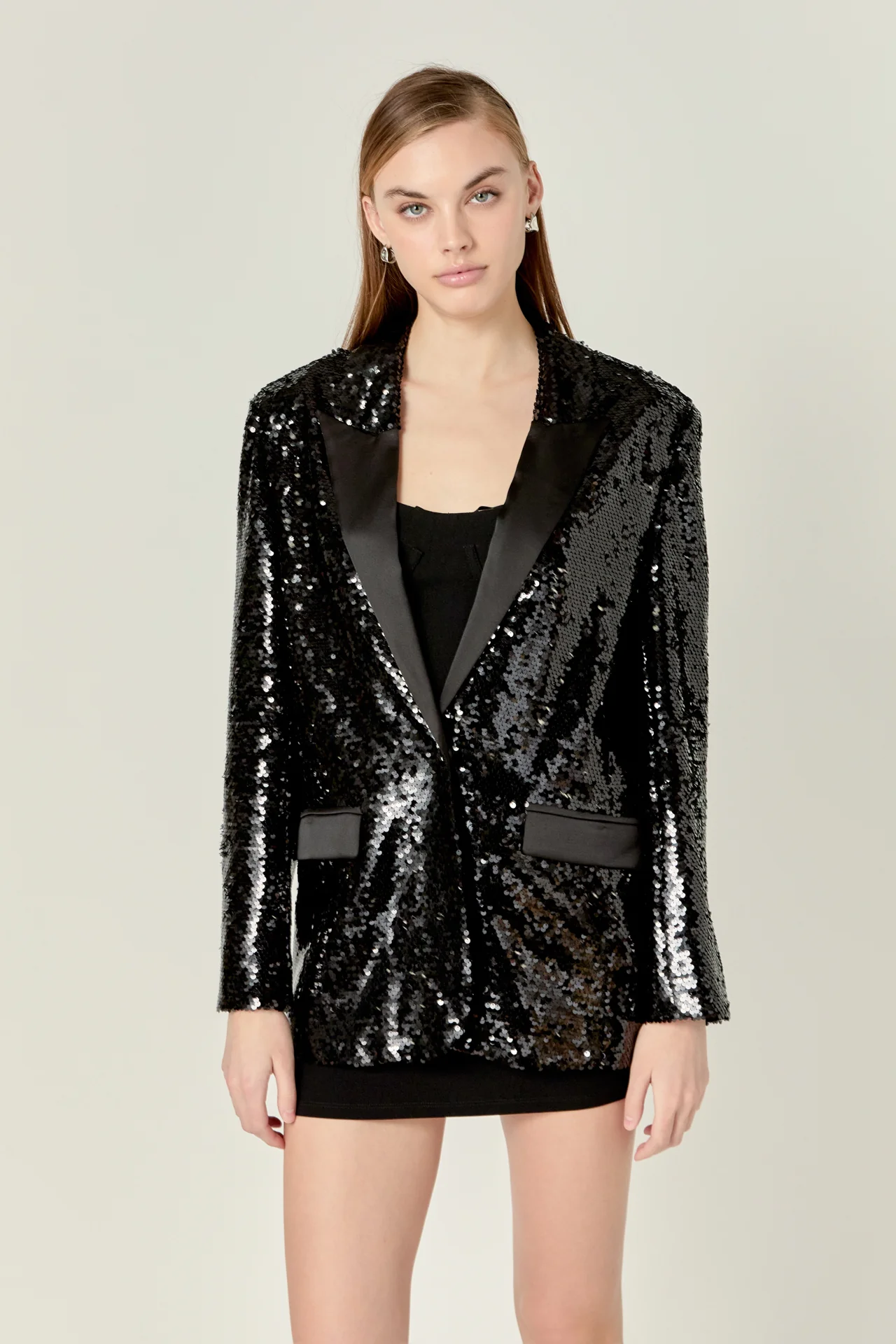 Sequin Oversized Jacket