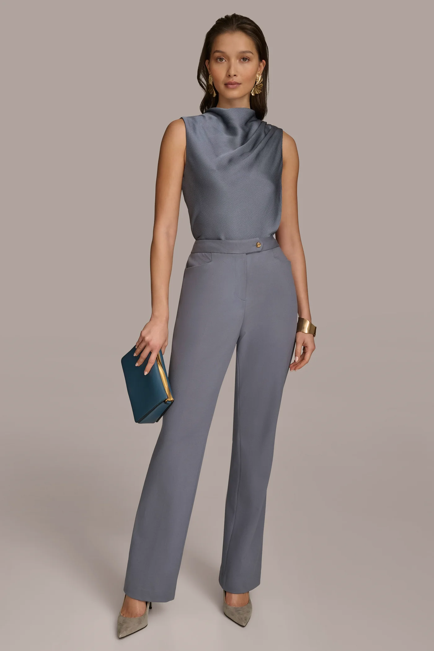 TWILL STRAIGHT LEG PANT