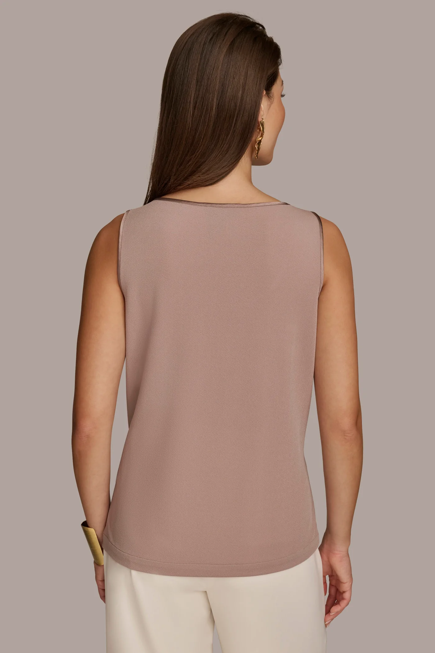 MIXED MEDIA TANK TOP