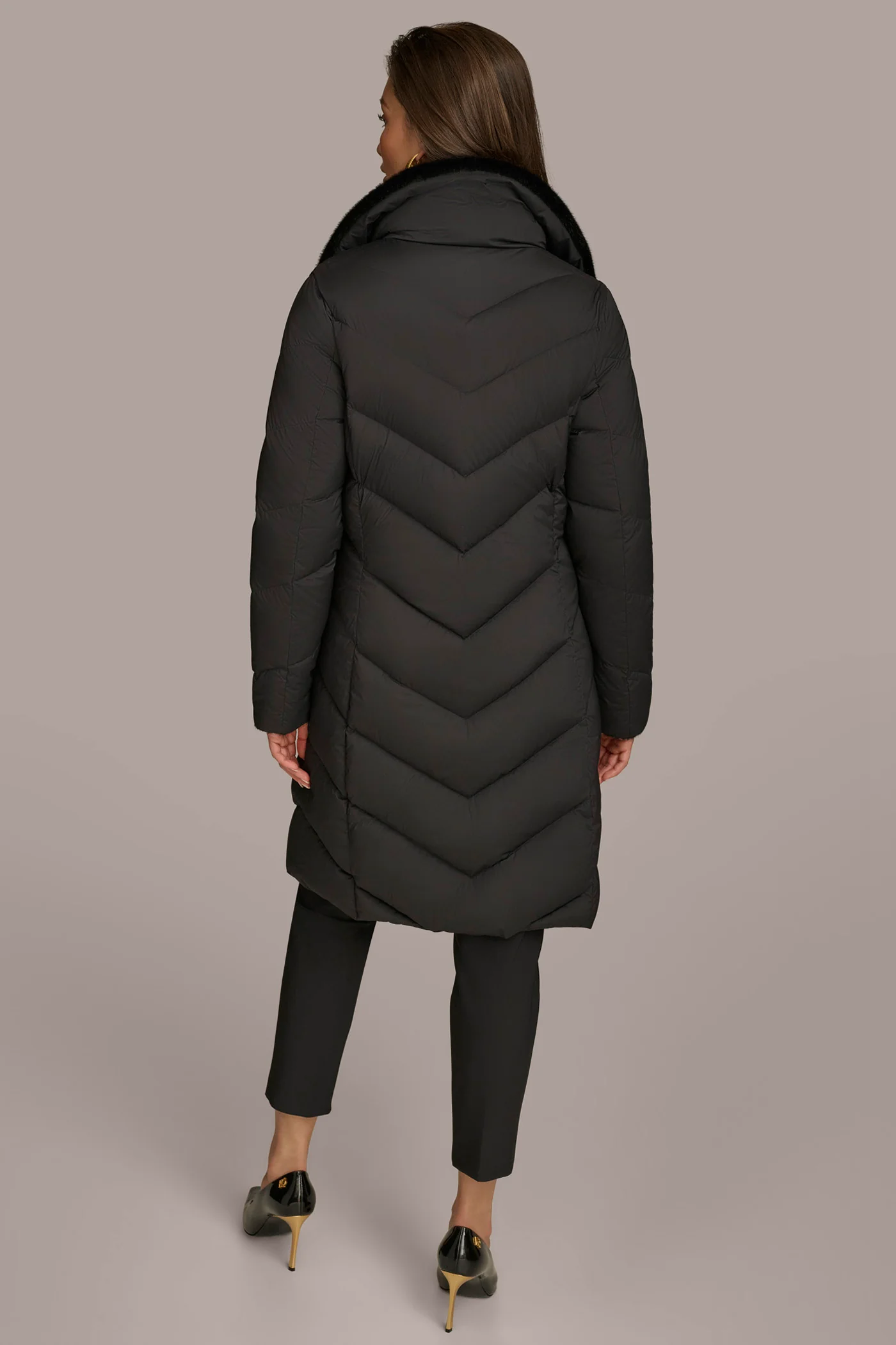Long Down Filled Puffer Coat