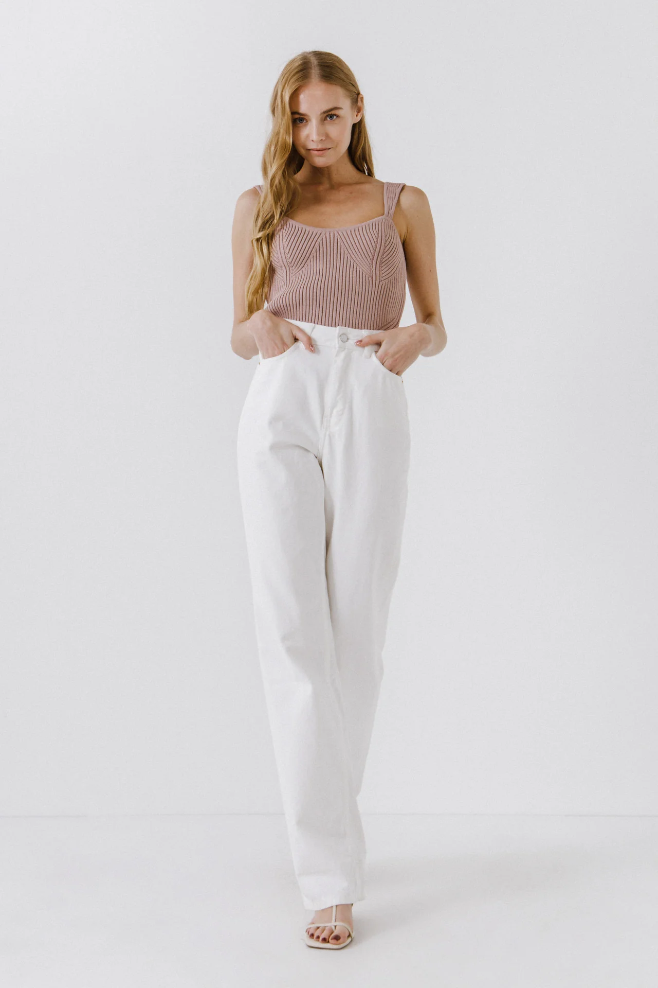 Corset Style Knitted Top