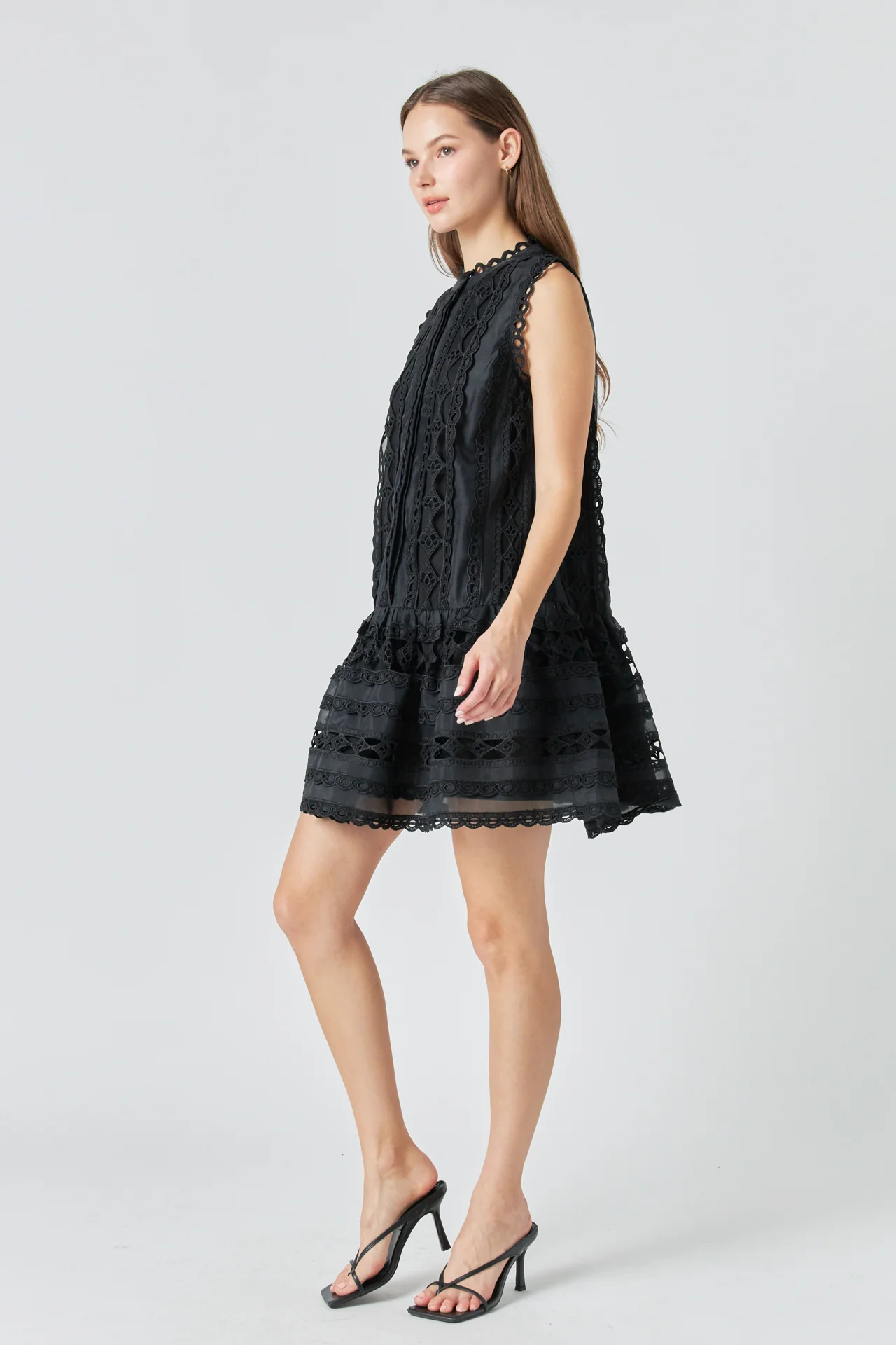 Crochet Mini Dress