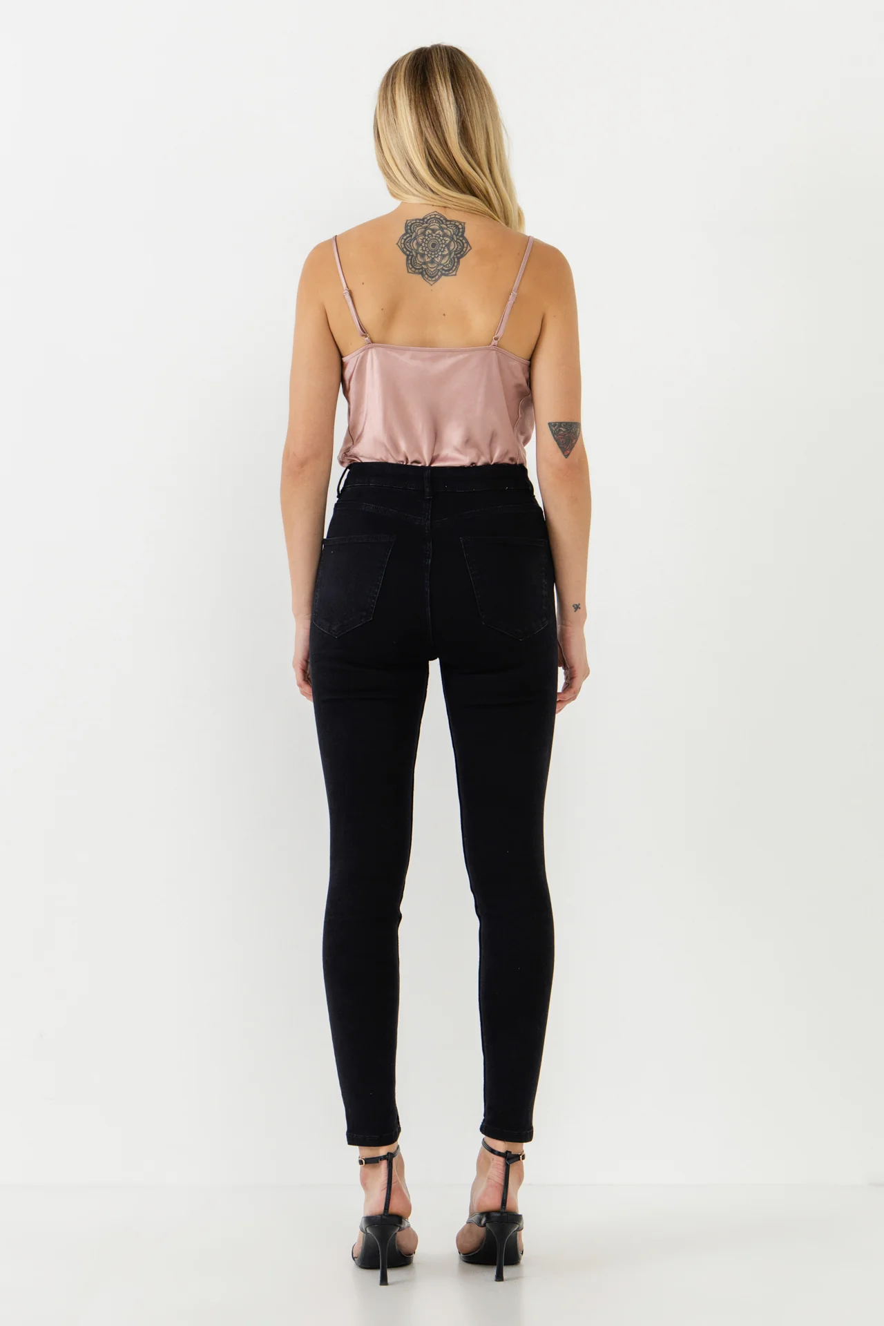 Satin Cowl Neck Top