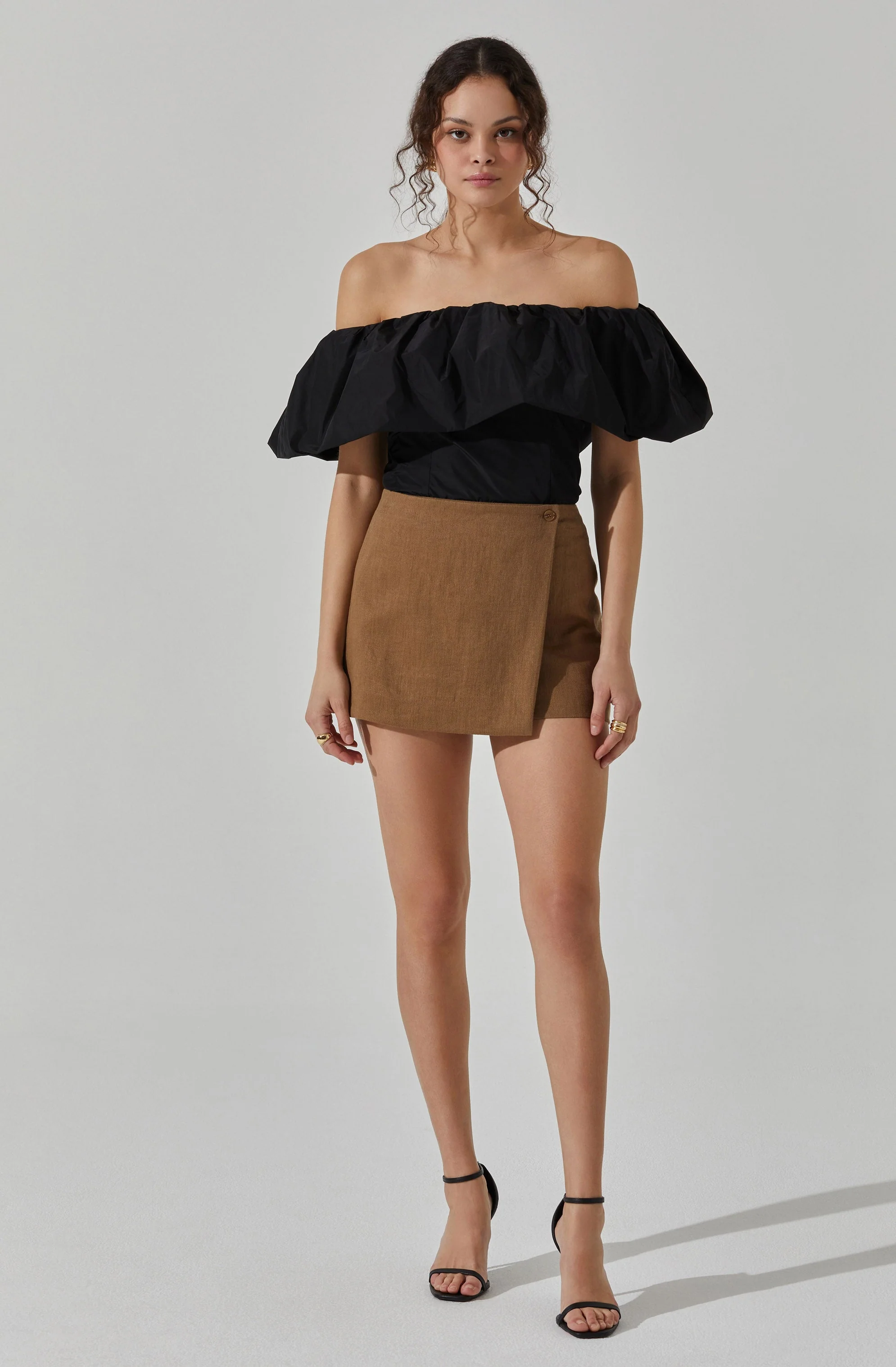 Off Shoulder Ruffle Top