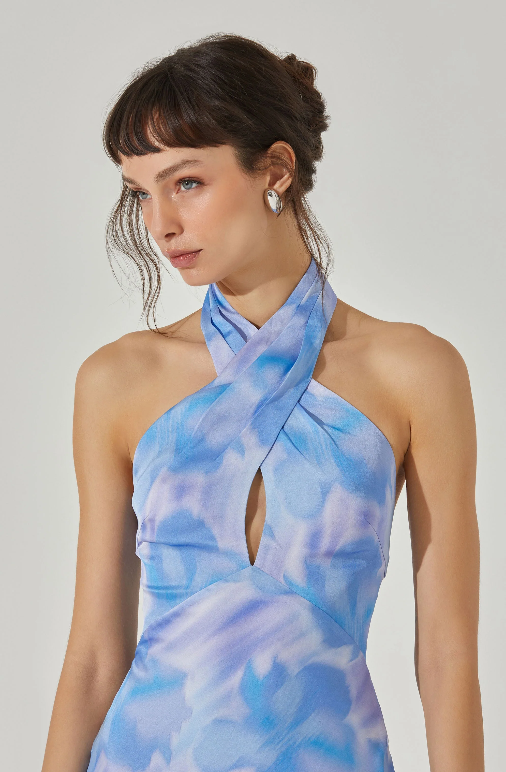 Marissa Halter Neck Midi Dress