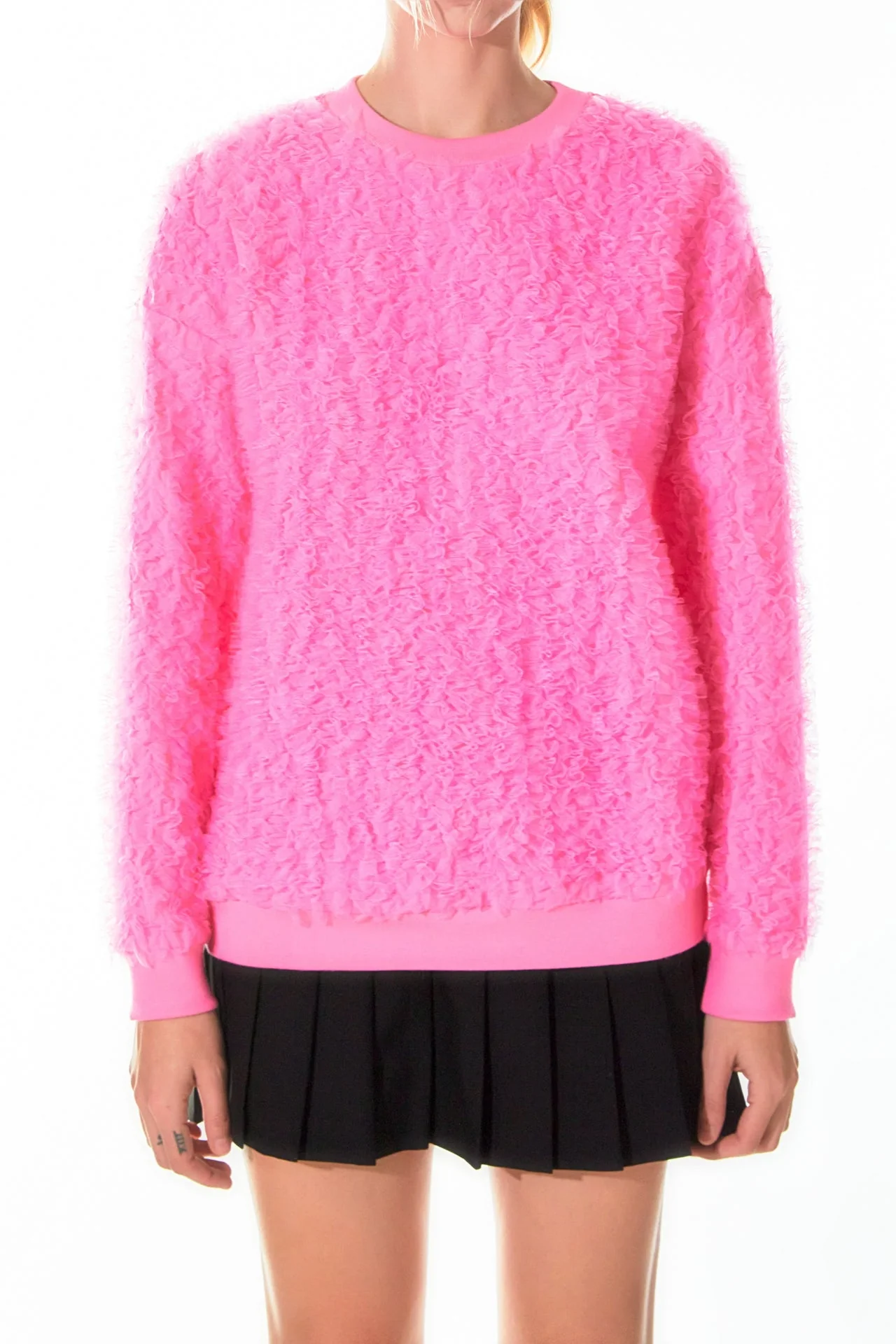 Tulle Oversize Sweater