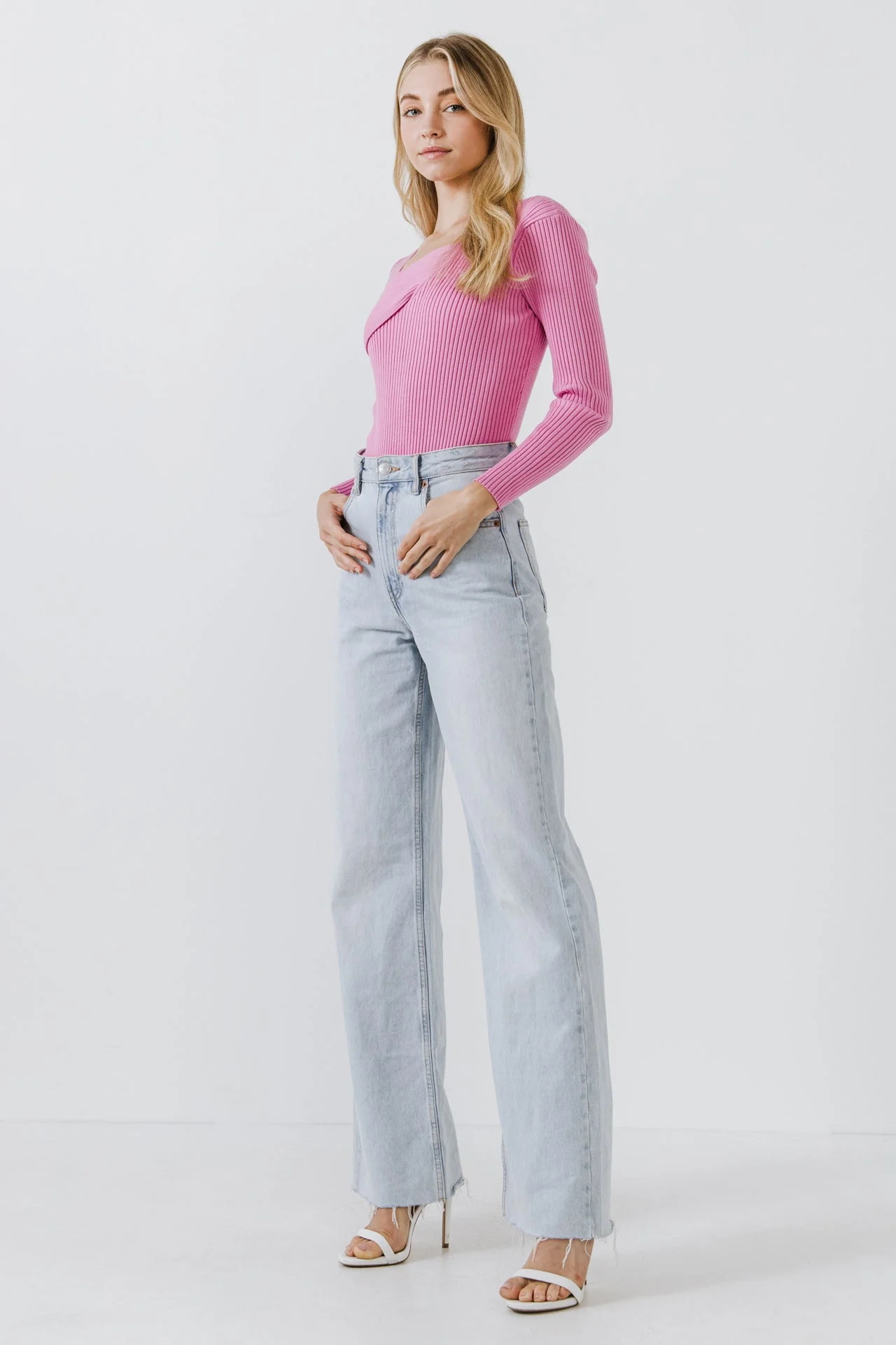 Knit Wrap Sweater