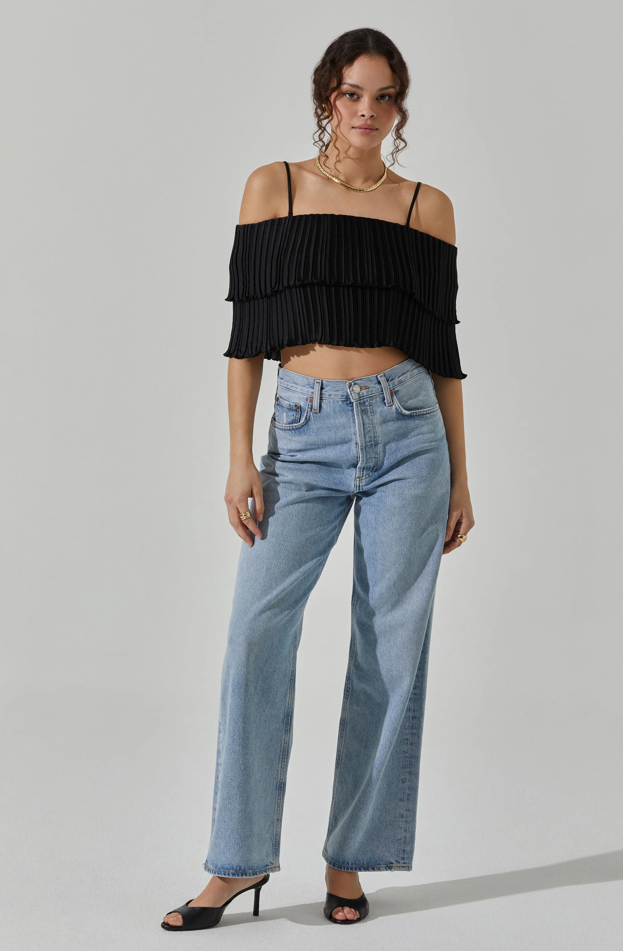 Pleated Tier Top