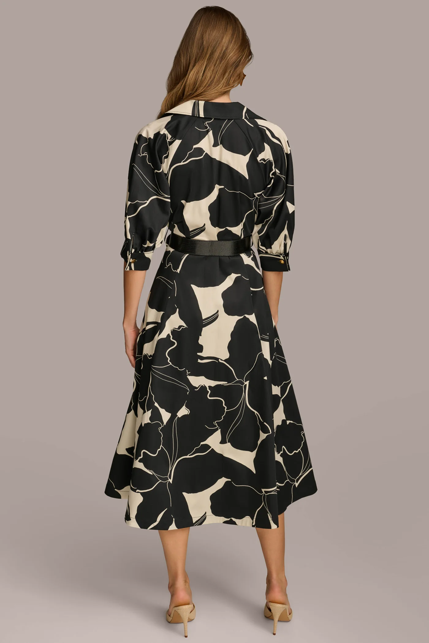 COTTON MIDI SHIRT DRESS