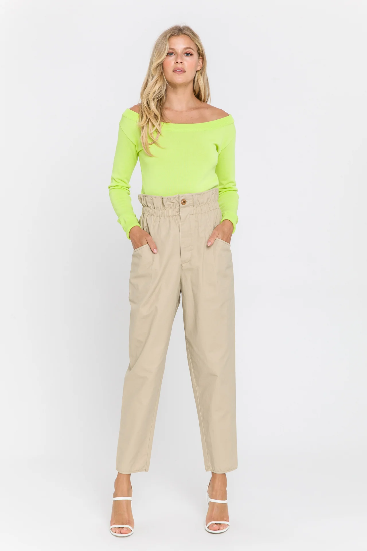See Through Yoke Sweater