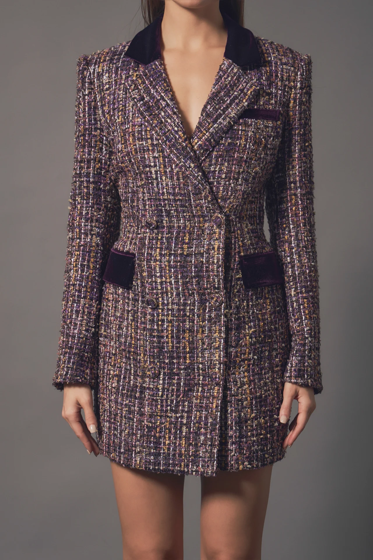Tweed Blazer Dress