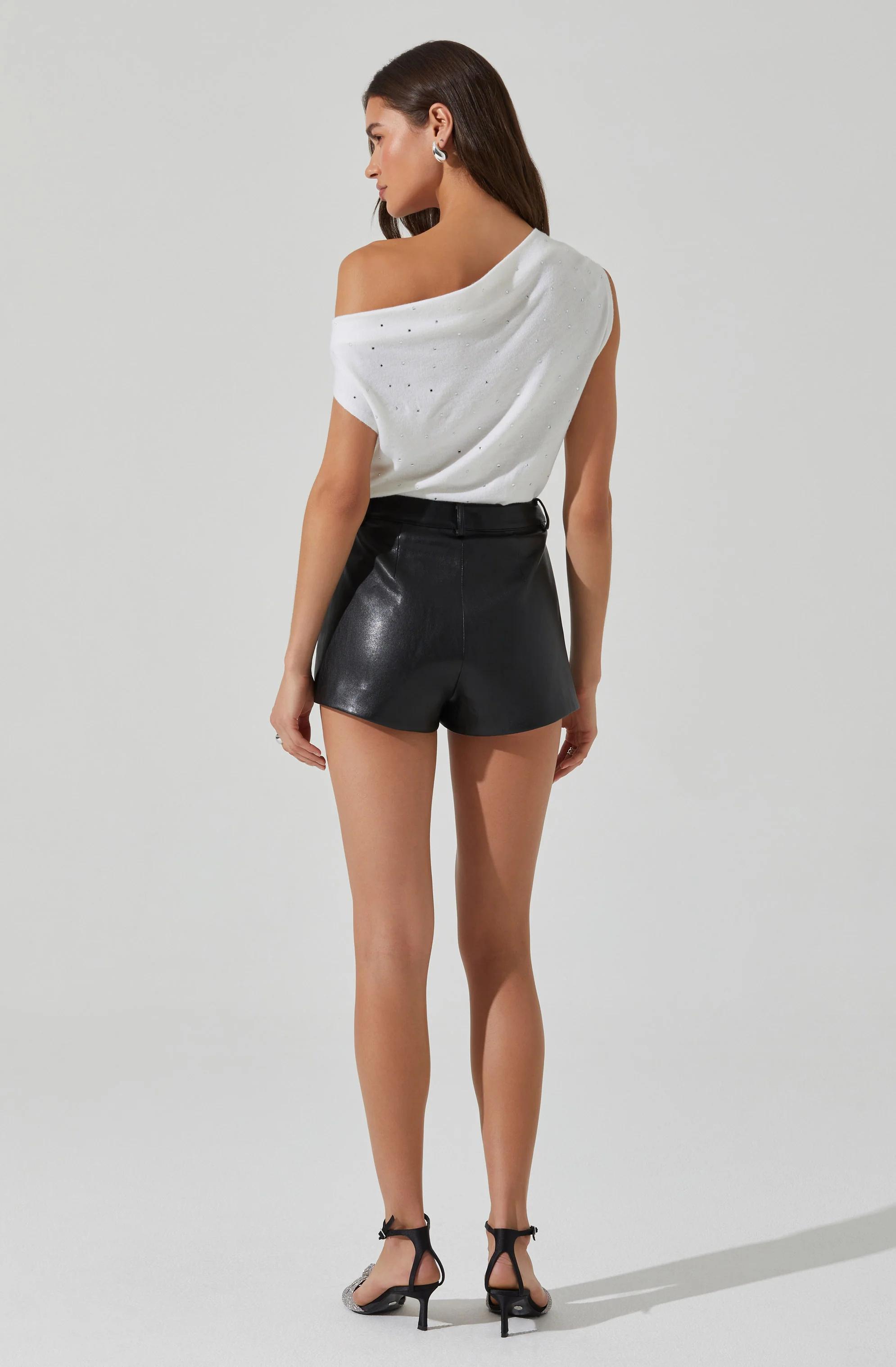 Devin Embellished Off Shoulder Sweater