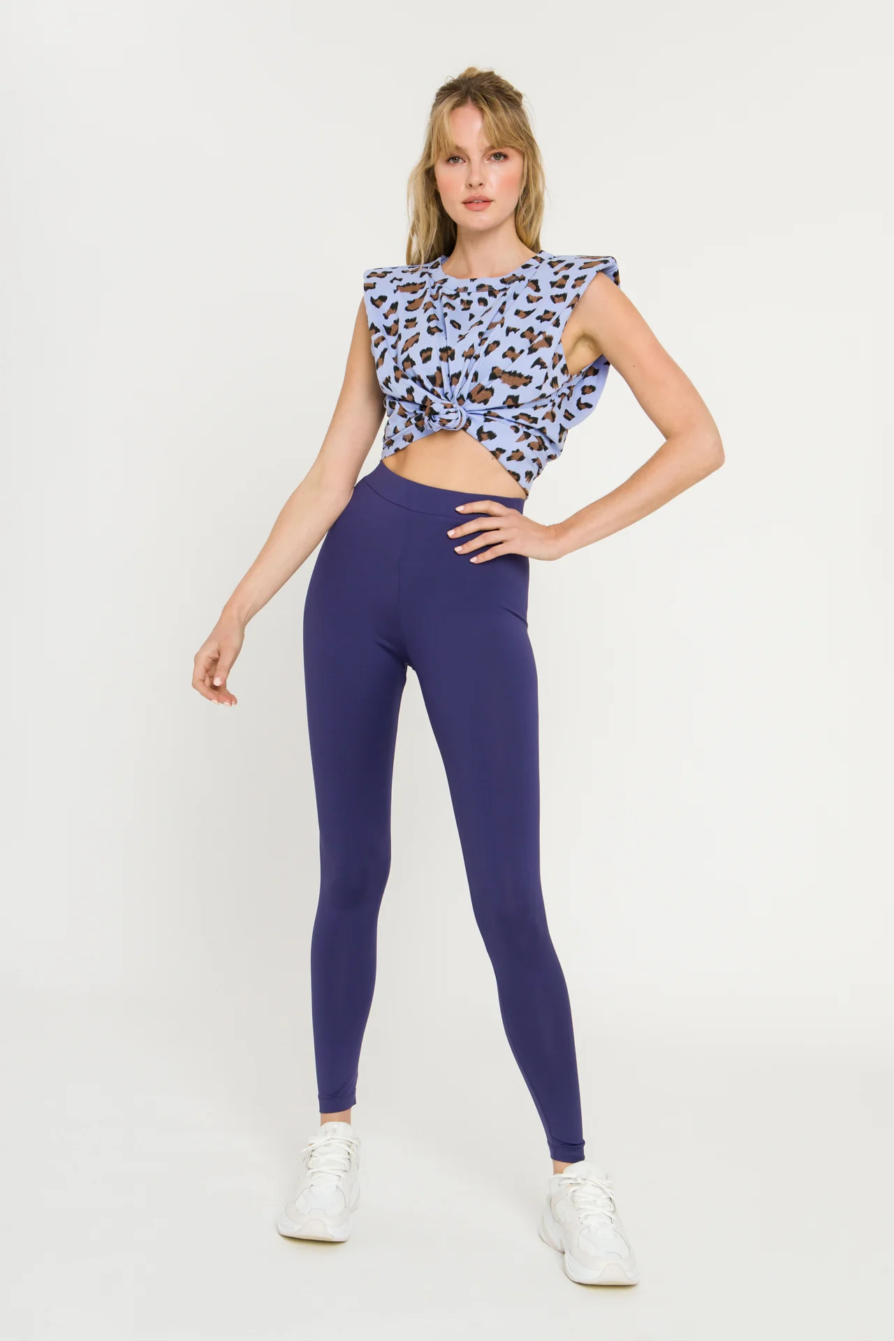 Leopard Print Knit Shirt