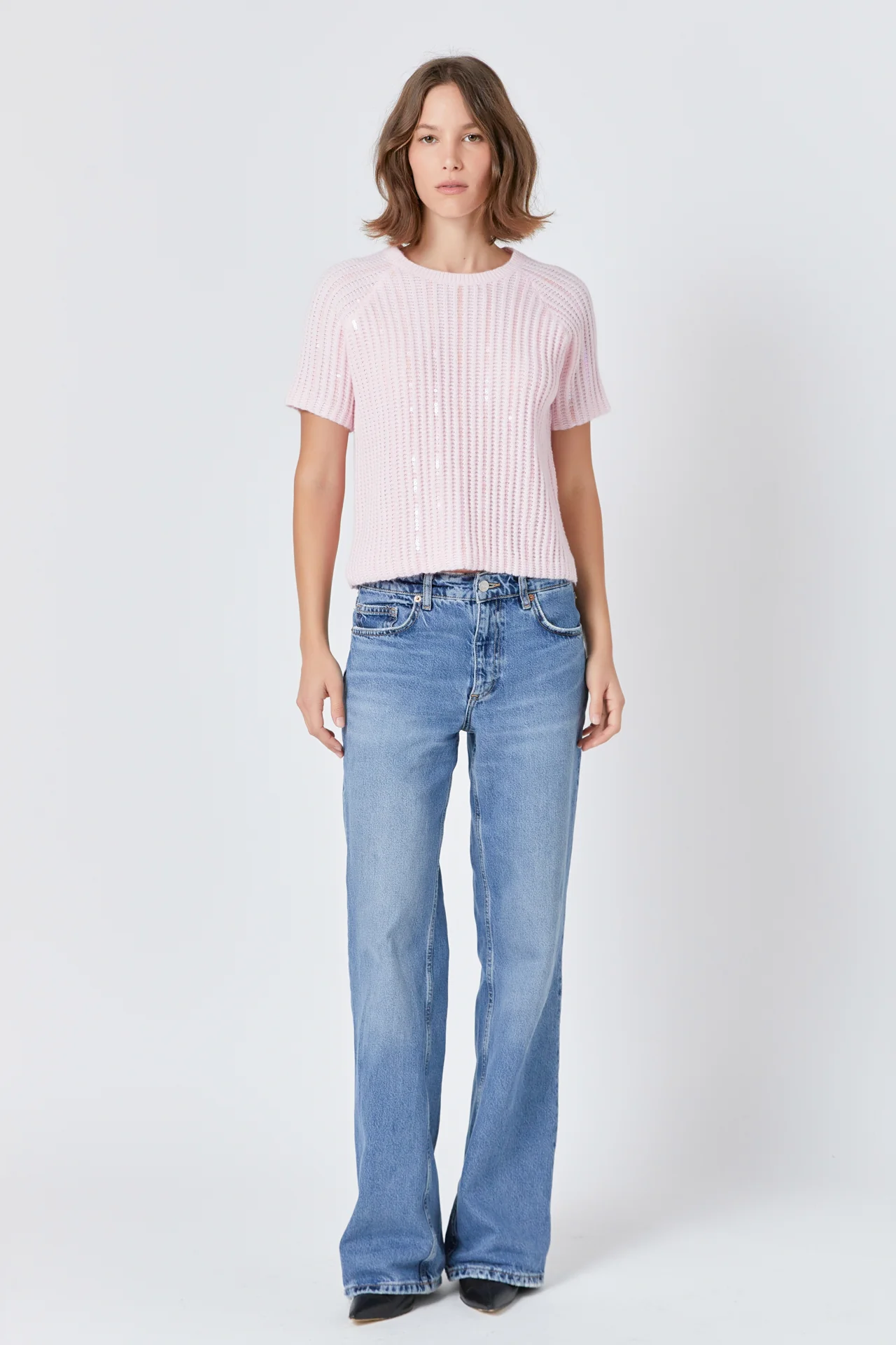 Sequins Sweater Top