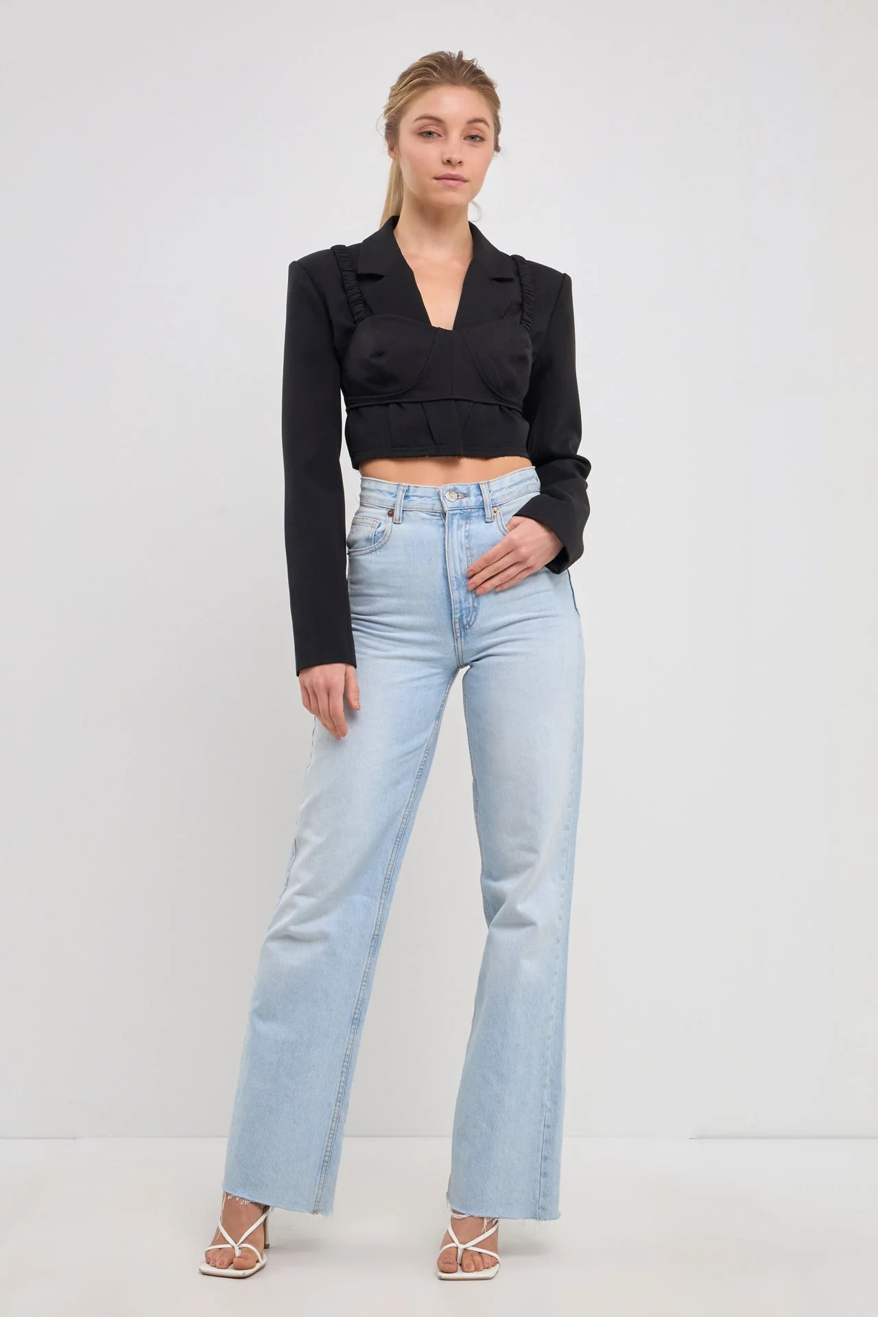 Cropped Blazer