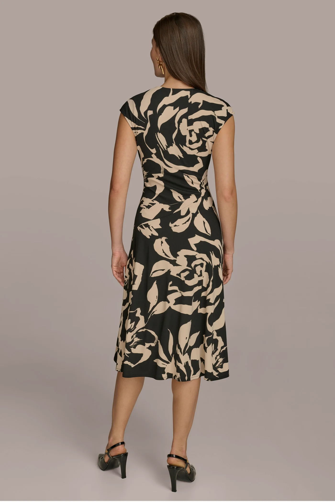 FLORAL A LINE  DRESS