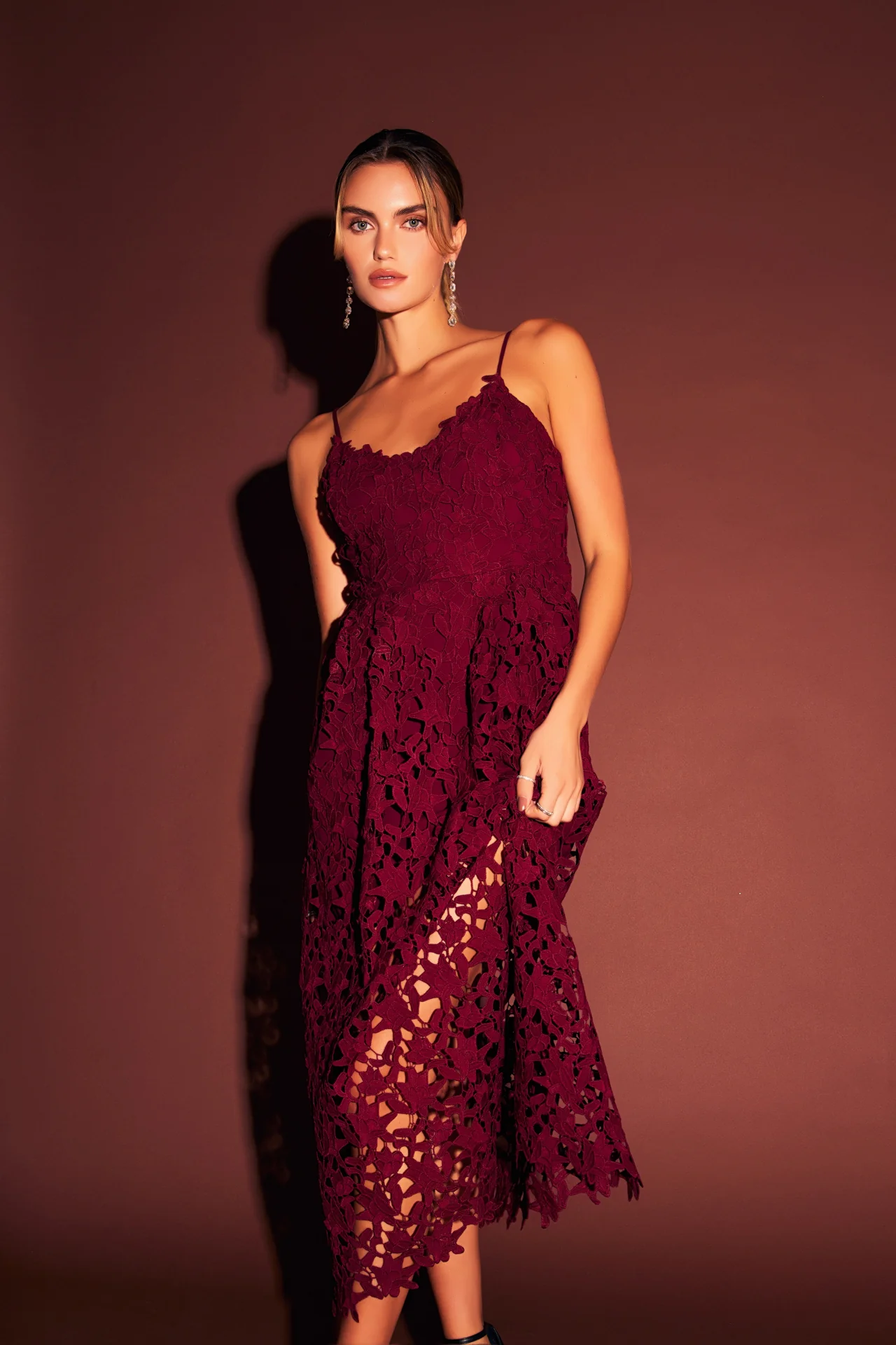 Lace Midi Dress