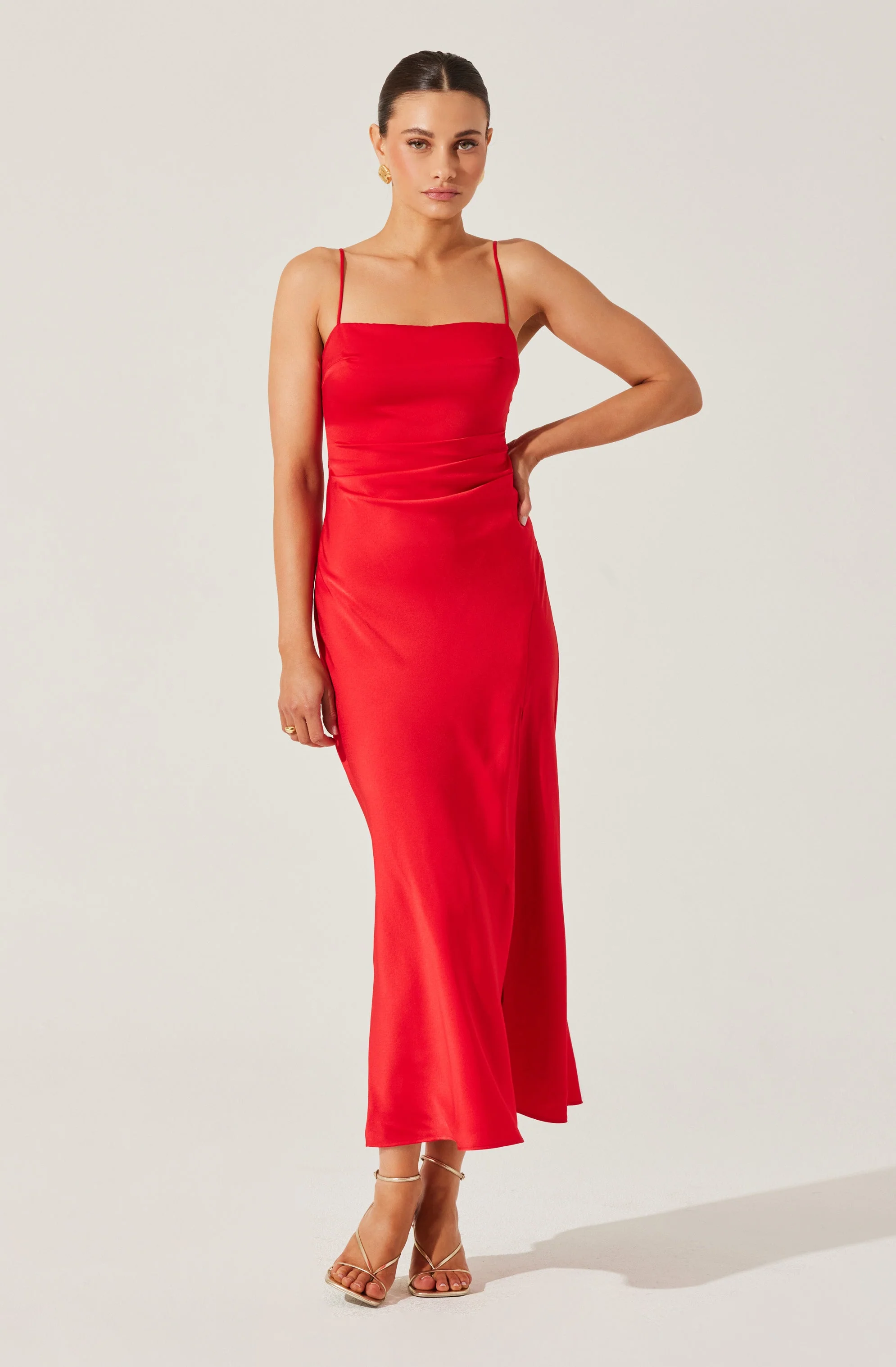 Satin Maxi Dress