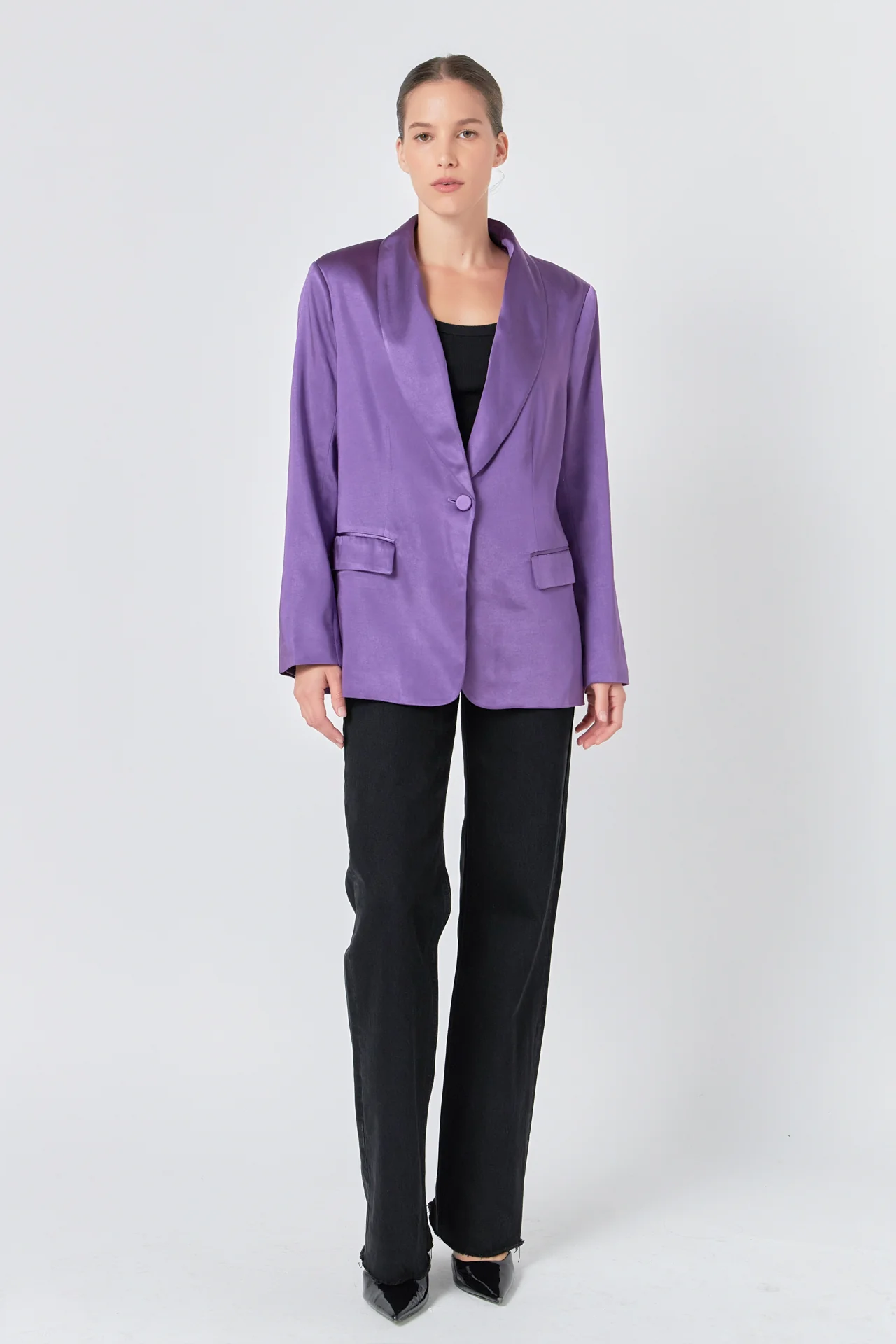 Satin Blazer