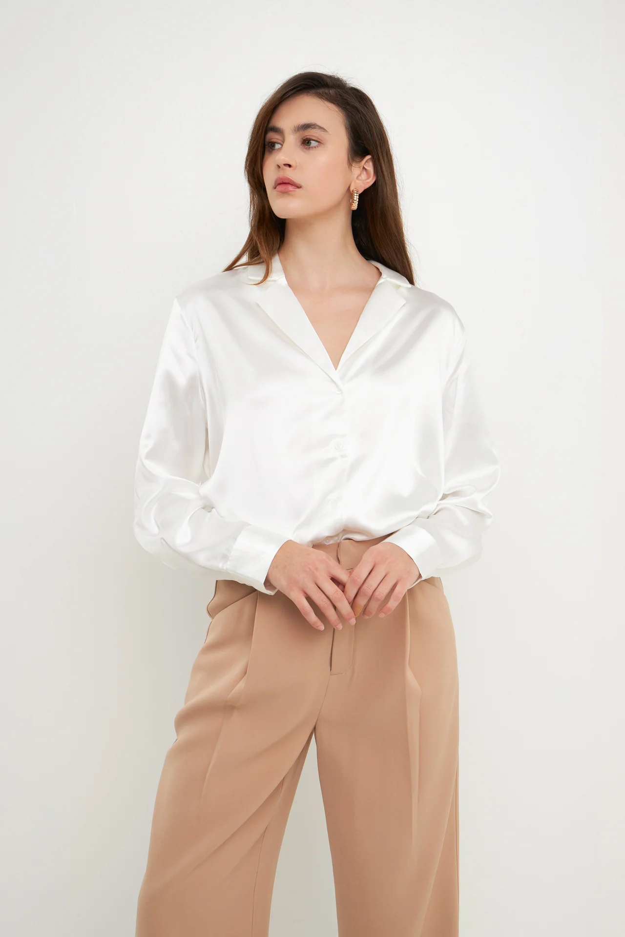 Classic Satin Over Shirt