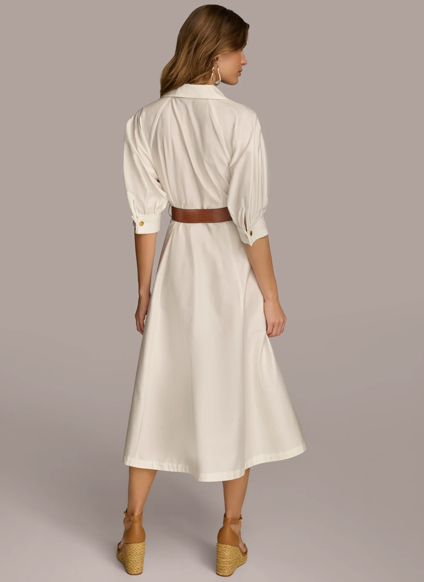 COTTON SHIRT DRESS