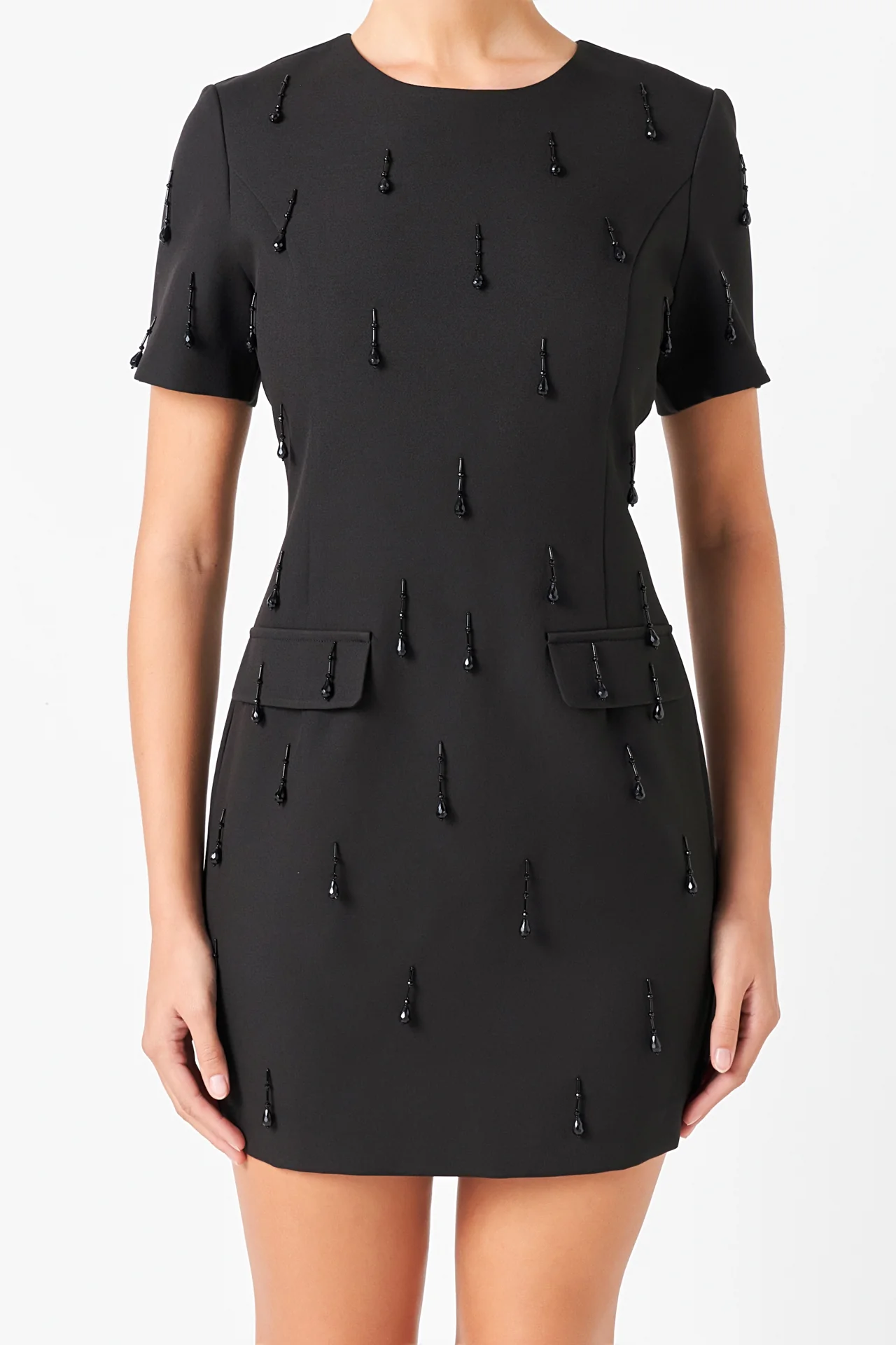 Premium Beaded Mini Dress
