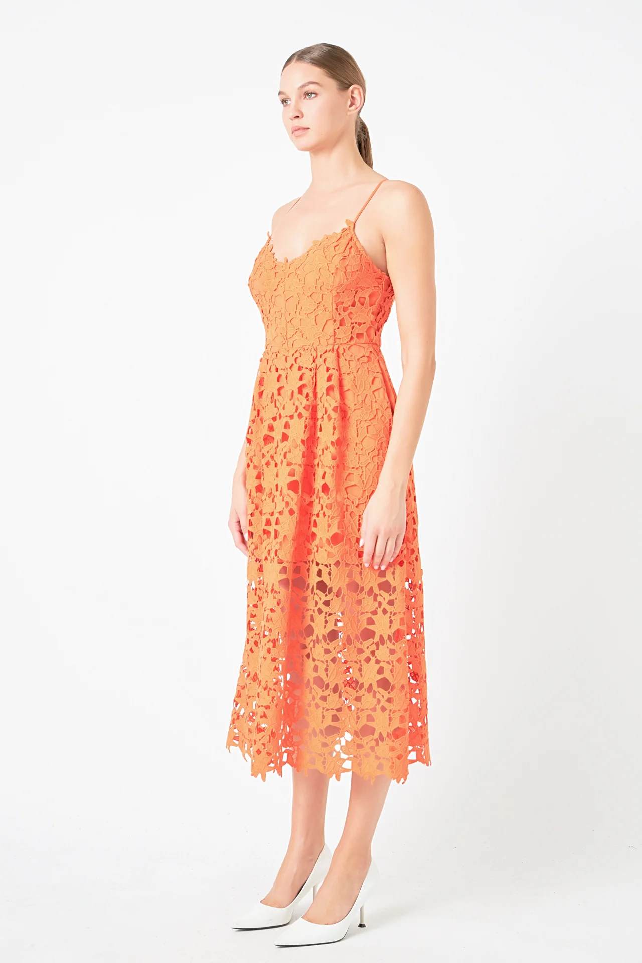 Lace Midi Dress