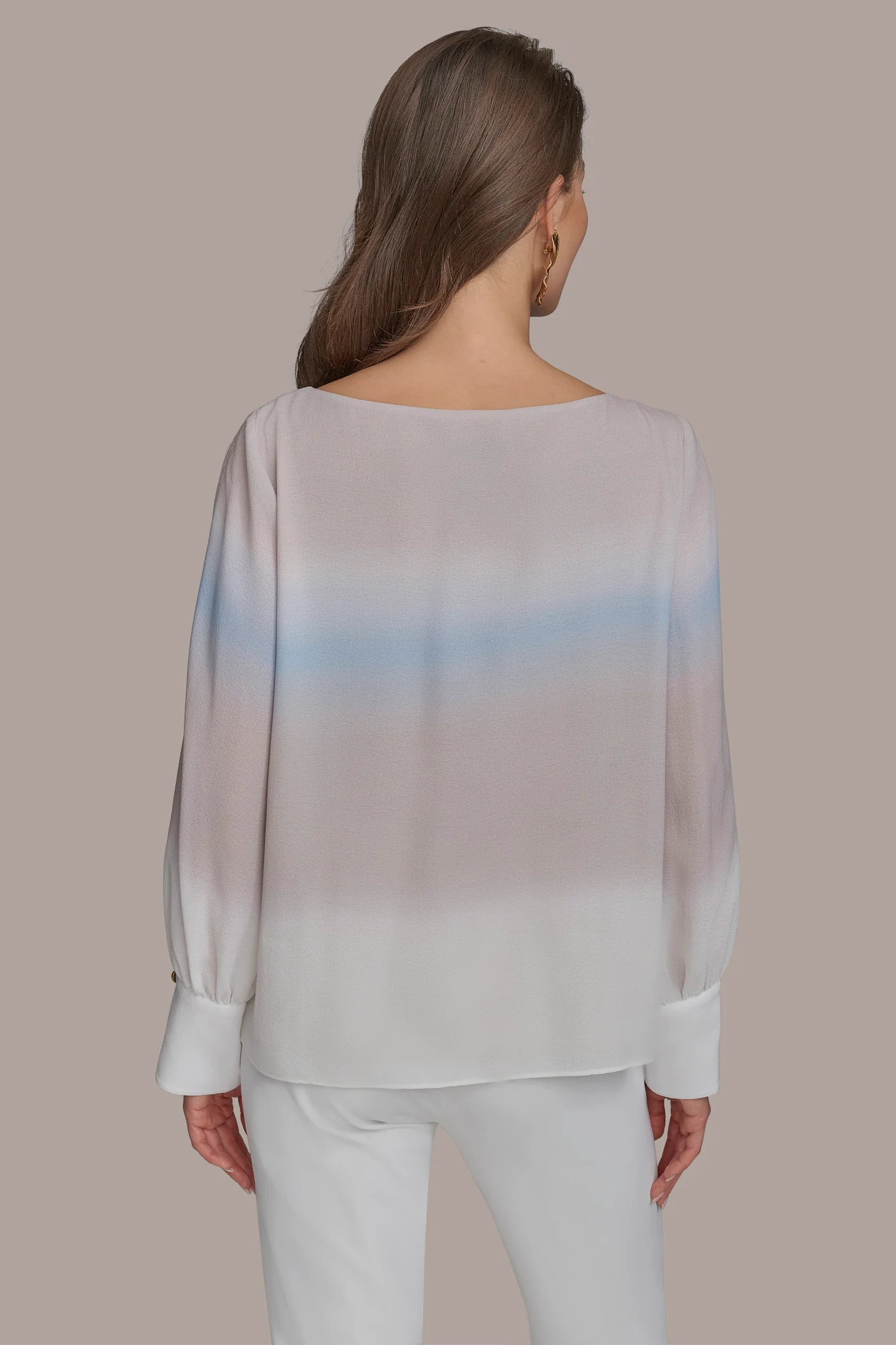 PRINT TOP WITH CUFF HARDWARE