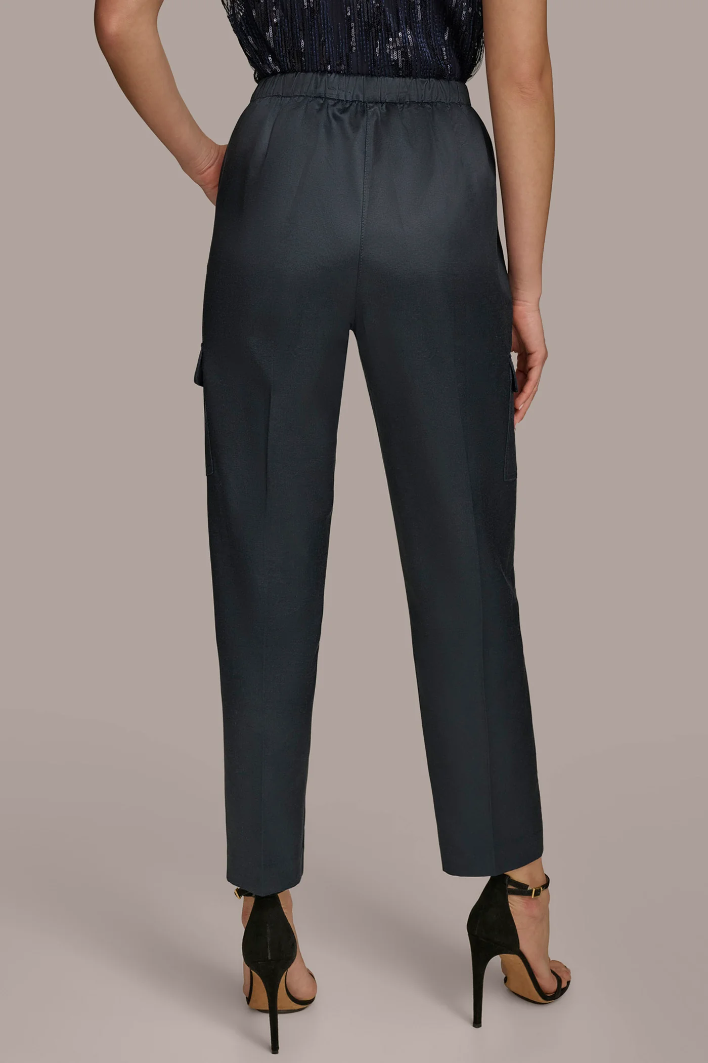 SATIN CARGO PANT