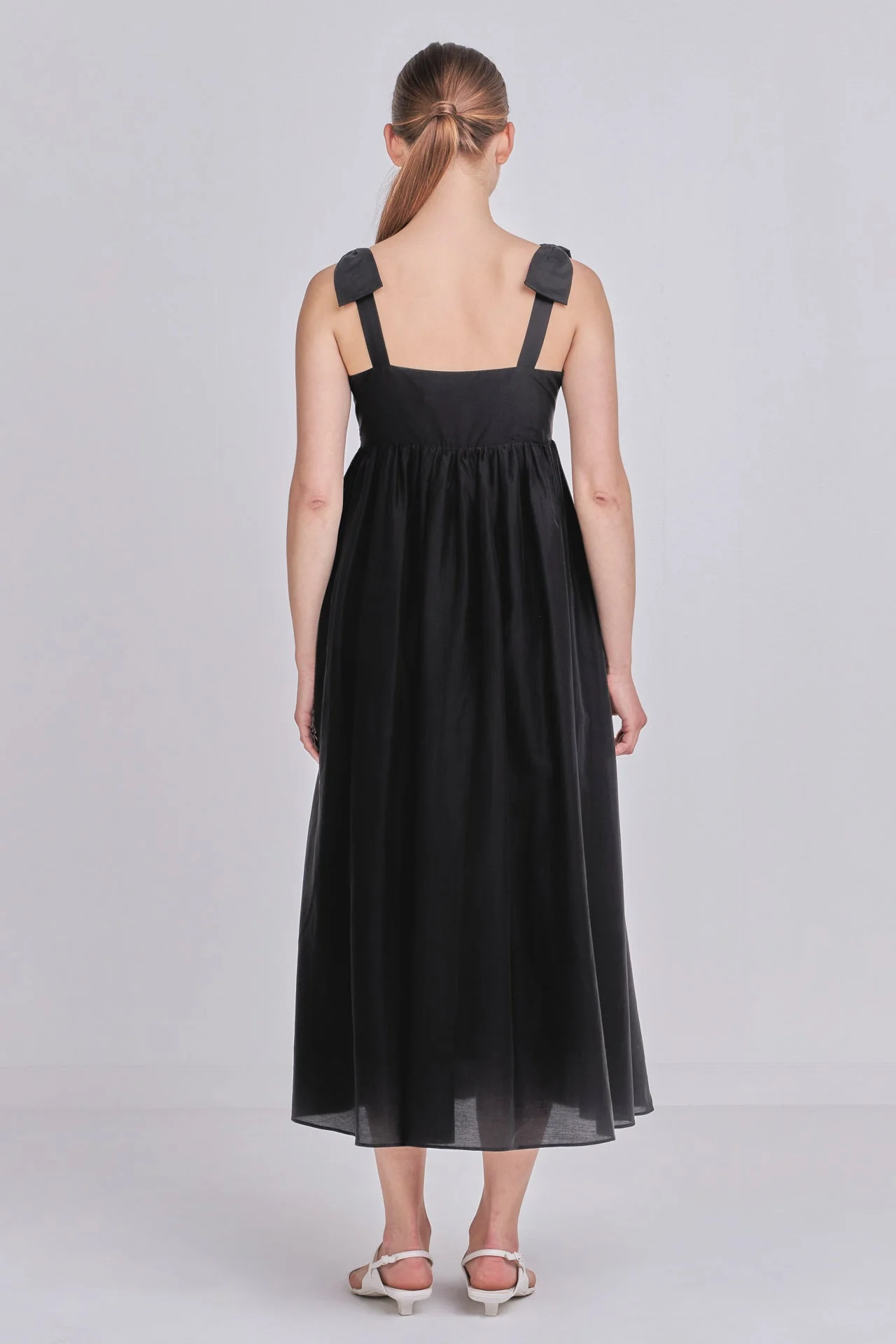 Bow Accent Maxi Dress